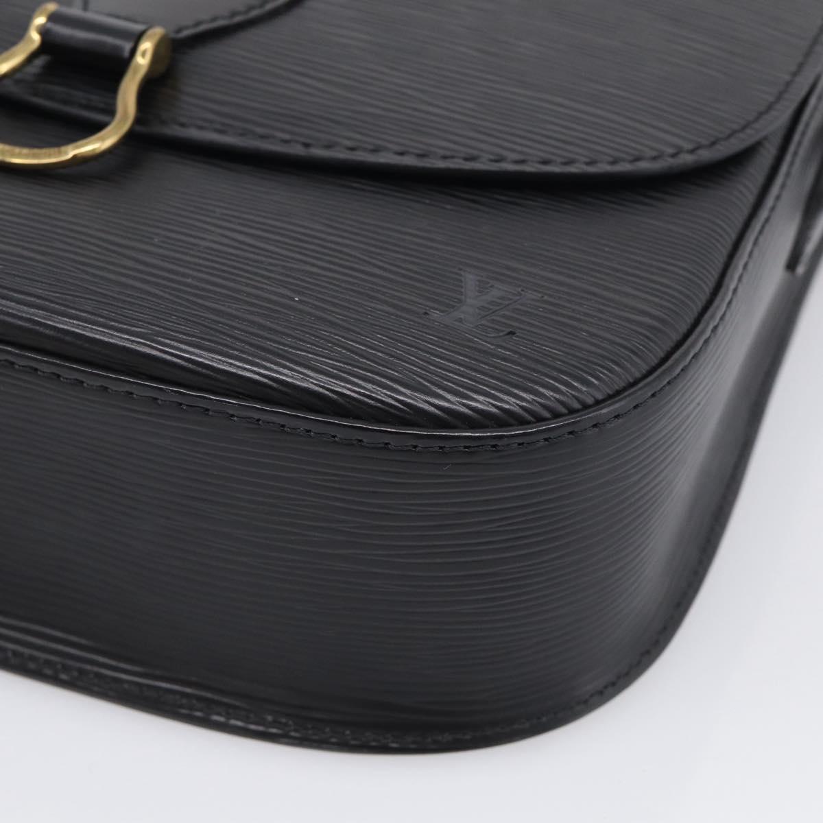 LOUIS VUITTON Epi Saint Cloud GM Shoulder Bag Black M52192 LV Auth ep17103A