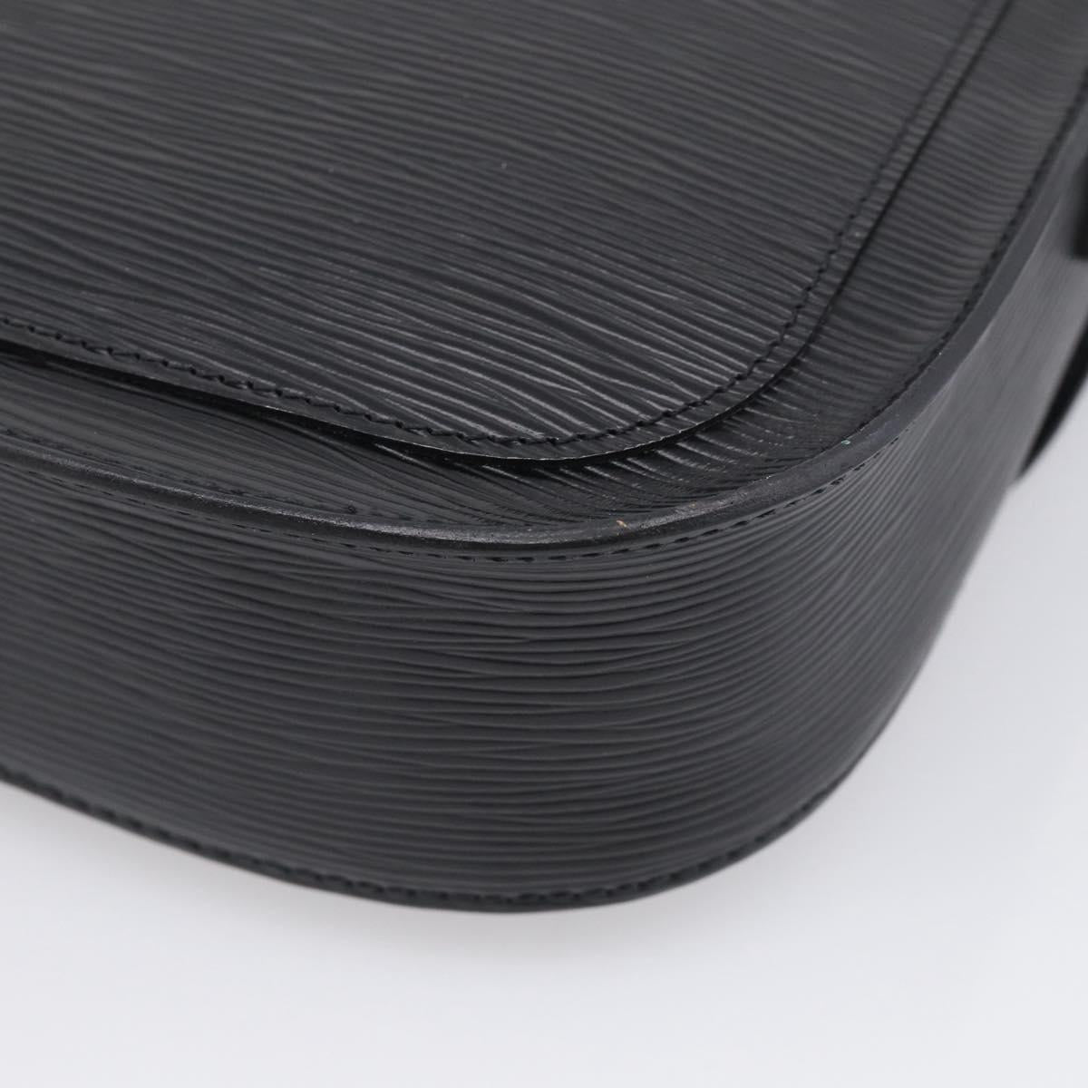 LOUIS VUITTON Epi Saint Cloud GM Shoulder Bag Black M52192 LV Auth ep17103A