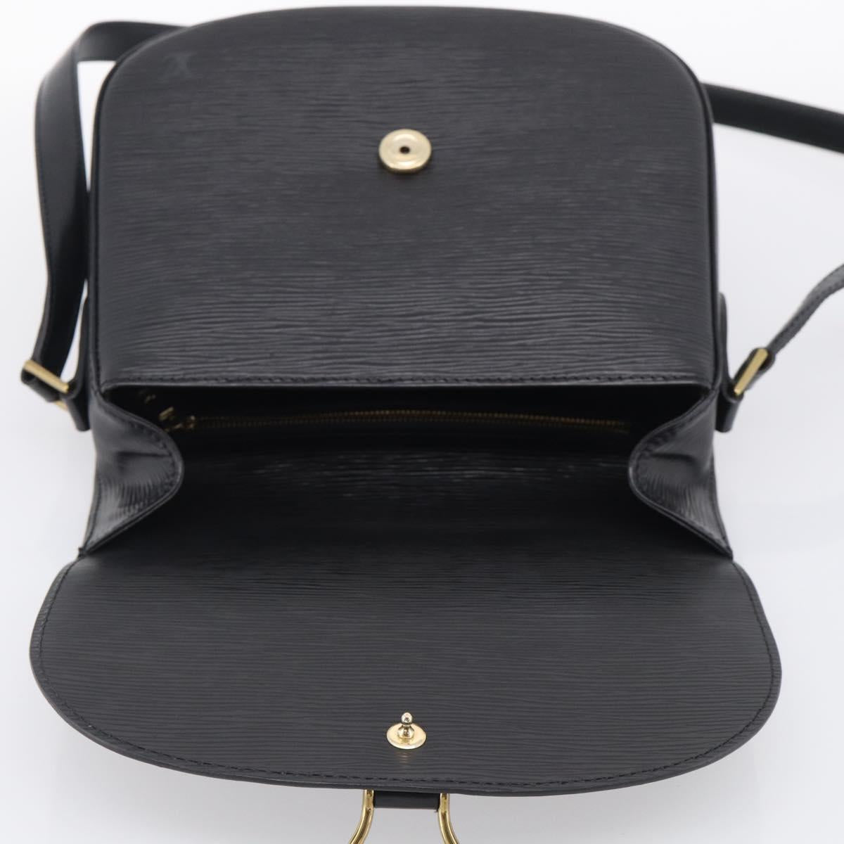 LOUIS VUITTON Epi Saint Cloud GM Shoulder Bag Black M52192 LV Auth ep17103A