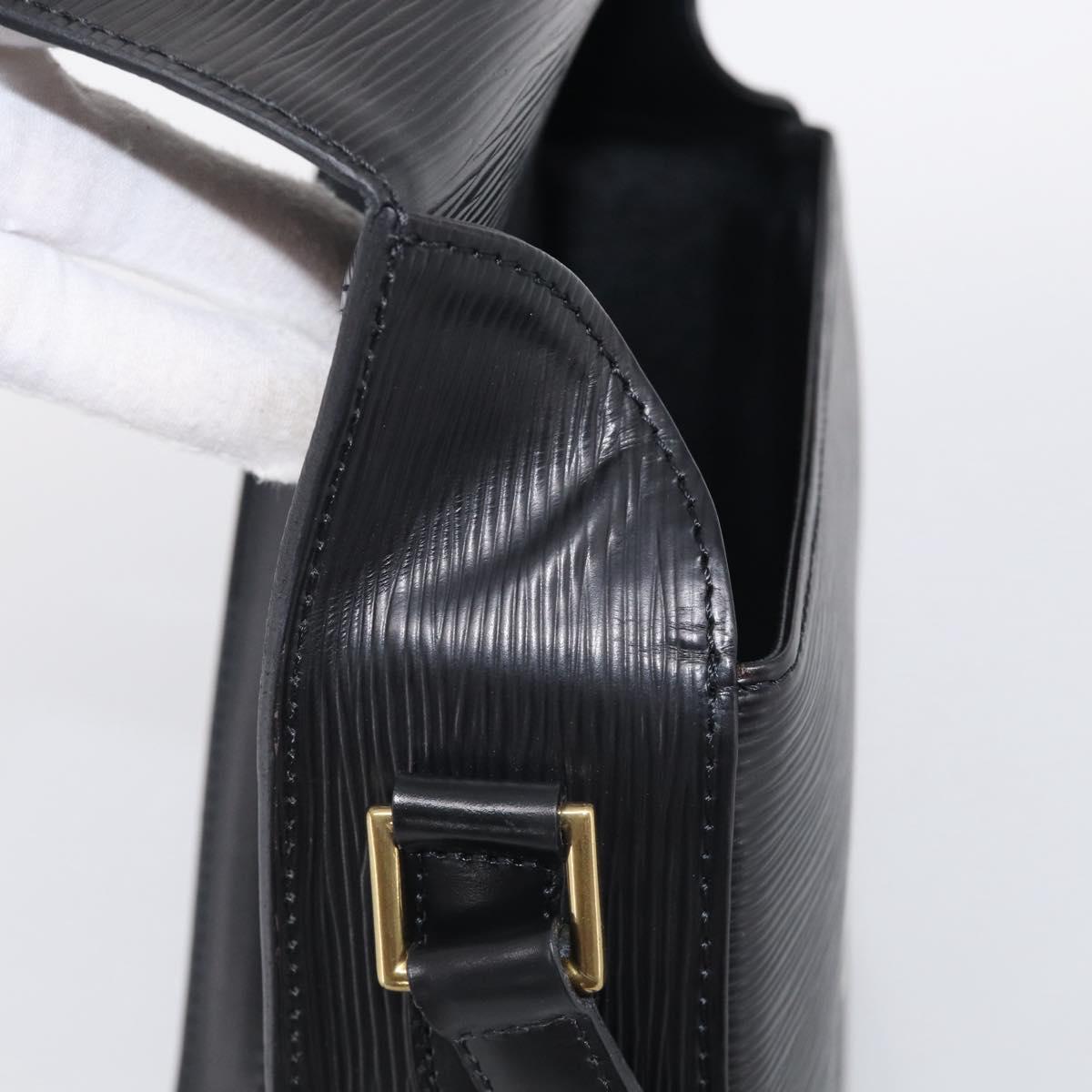 LOUIS VUITTON Epi Saint Cloud GM Shoulder Bag Black M52192 LV Auth ep17103A