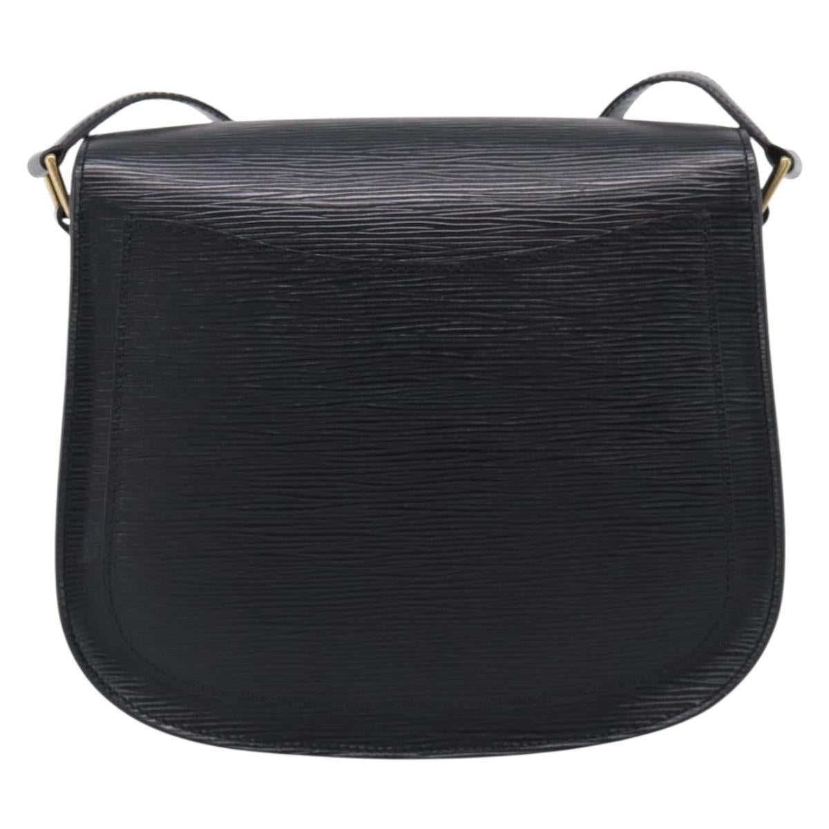 LOUIS VUITTON Epi Saint Cloud GM Shoulder Bag Black M52192 LV Auth ep17103A