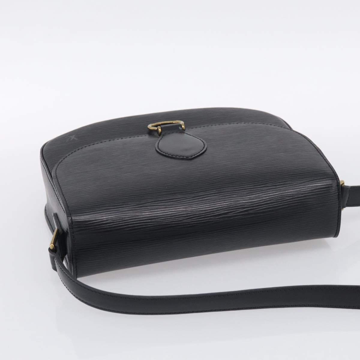 LOUIS VUITTON Epi Saint Cloud GM Shoulder Bag Black M52192 LV Auth ep17103A