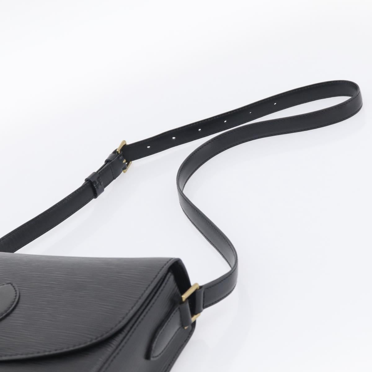 LOUIS VUITTON Epi Saint Cloud GM Shoulder Bag Black M52192 LV Auth ep17103A