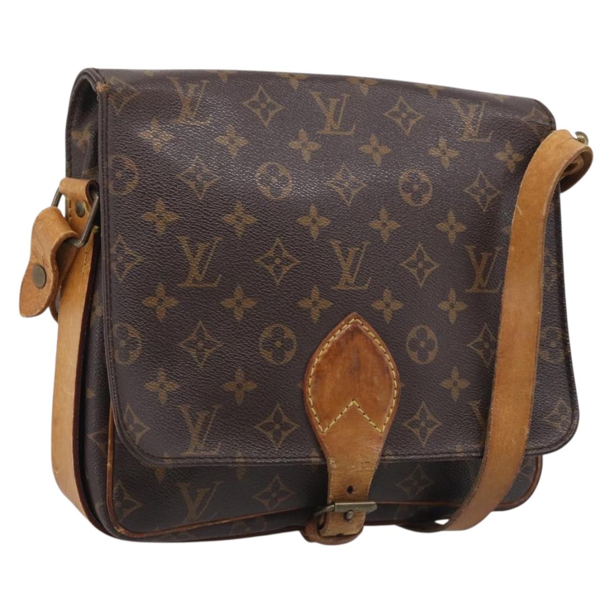 LOUIS VUITTON Monogram Cartouchiere GM Shoulder Bag M51252 LV Auth ep17104