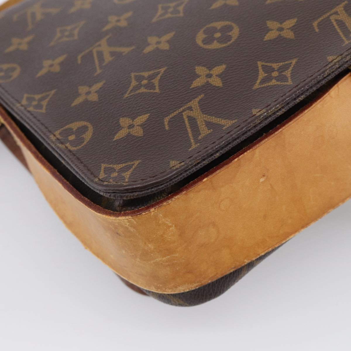 LOUIS VUITTON Monogram Cartouchiere GM Shoulder Bag M51252 LV Auth ep17104