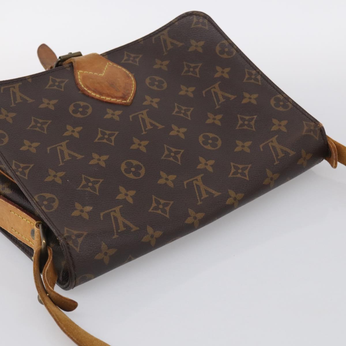 LOUIS VUITTON Monogram Cartouchiere GM Shoulder Bag M51252 LV Auth ep17104