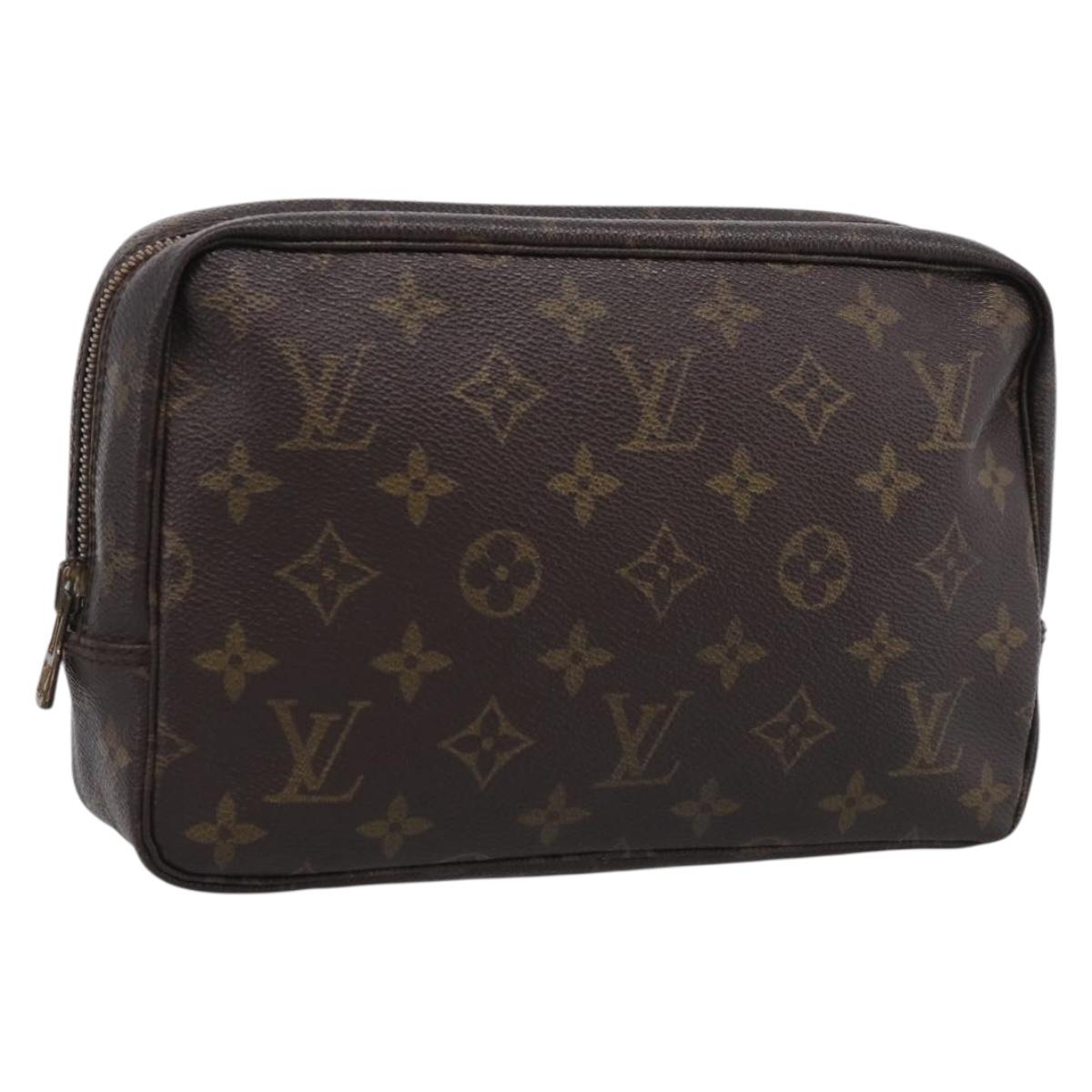 LOUIS VUITTON Monogram Trousse Toilette 23 Clutch Bag M47524 LV Auth ep17107