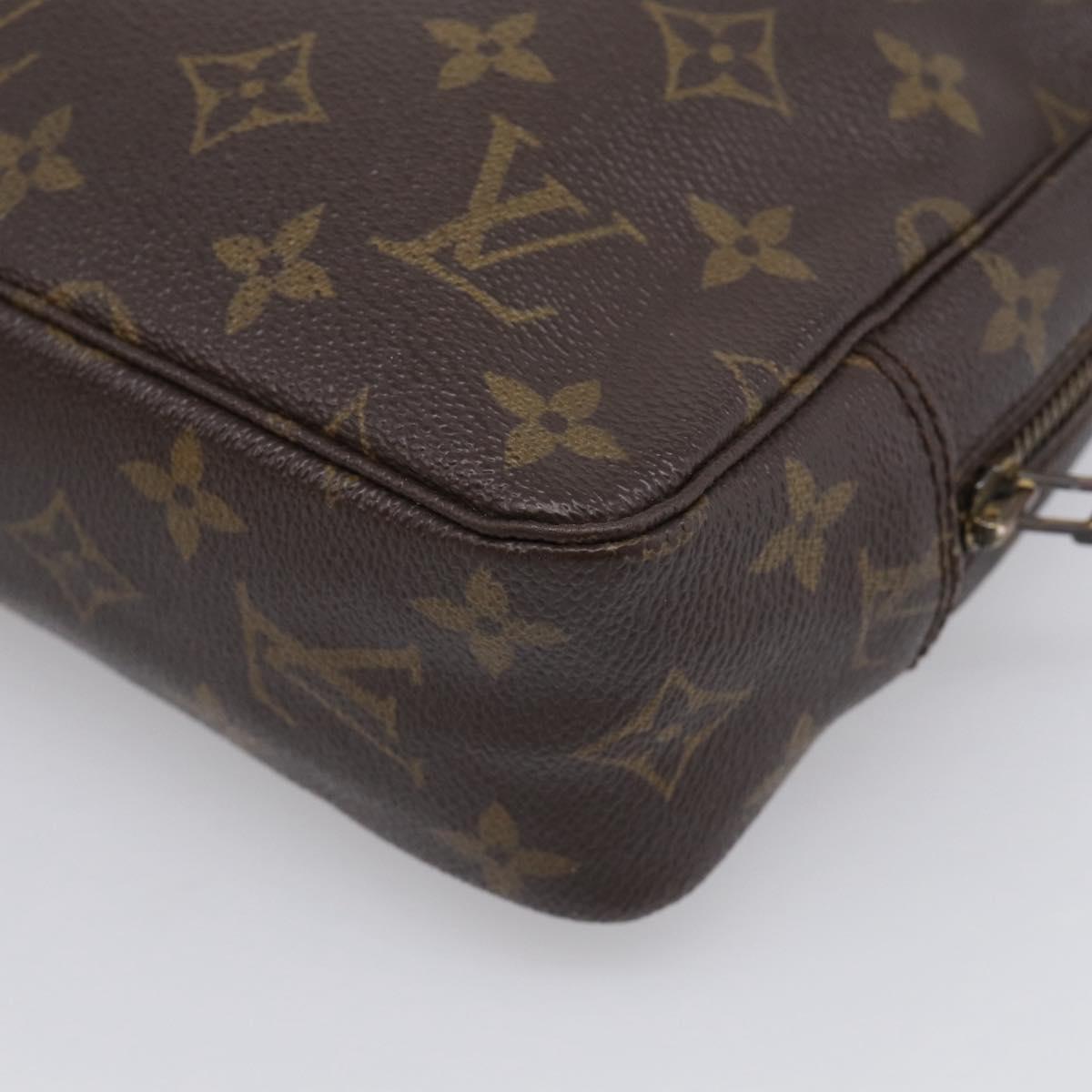 LOUIS VUITTON Monogram Trousse Toilette 23 Clutch Bag M47524 LV Auth ep17107