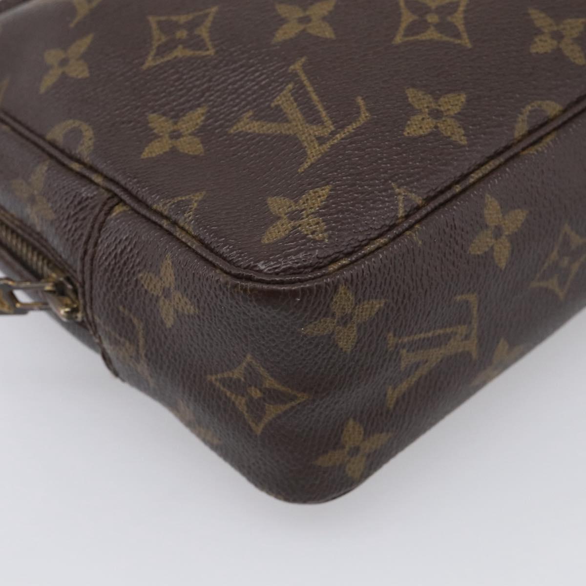 LOUIS VUITTON Monogram Trousse Toilette 23 Clutch Bag M47524 LV Auth ep17107