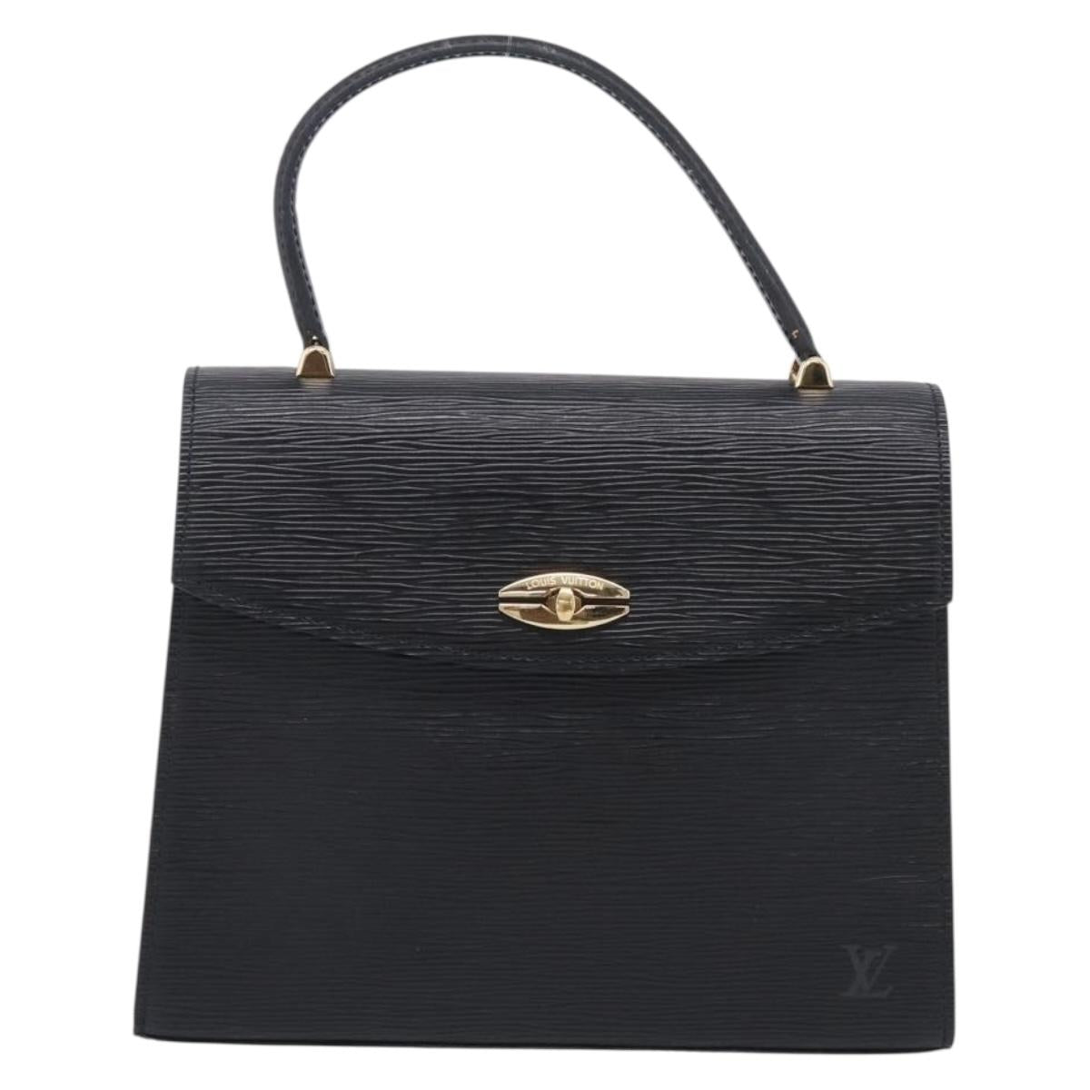 LOUIS VUITTON Epi Malesherbes Hand Bag Black M52372 LV Auth ep17112A