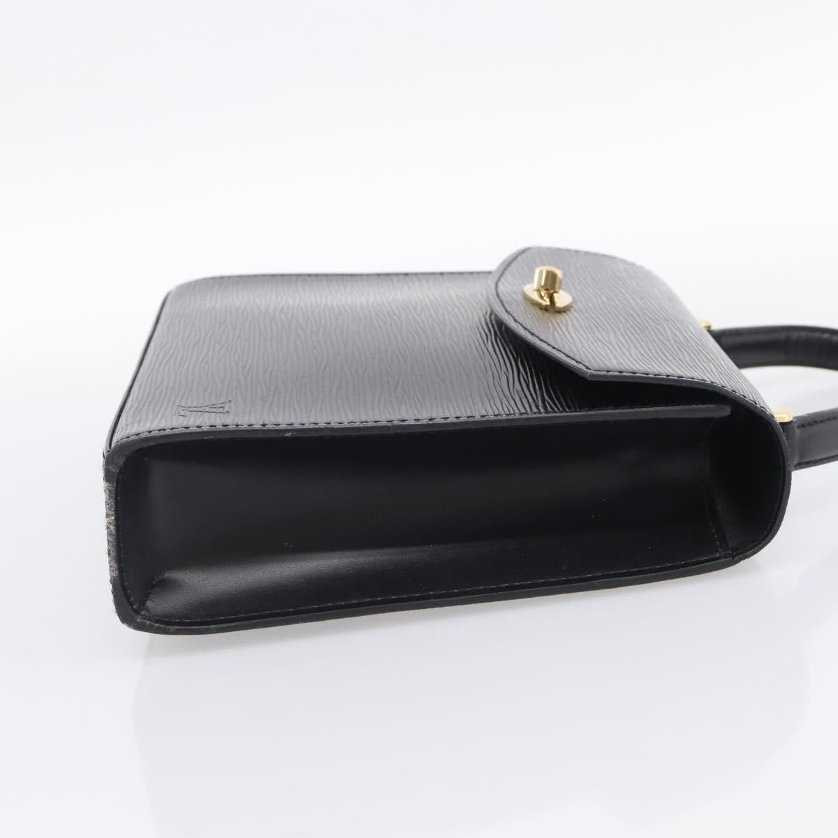 LOUIS VUITTON Epi Malesherbes Hand Bag Black M52372 LV Auth ep17112A