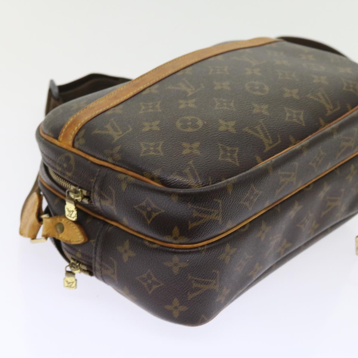 LOUIS VUITTON Monogram Reporter PM Shoulder Bag M45254 LV Auth ep1740