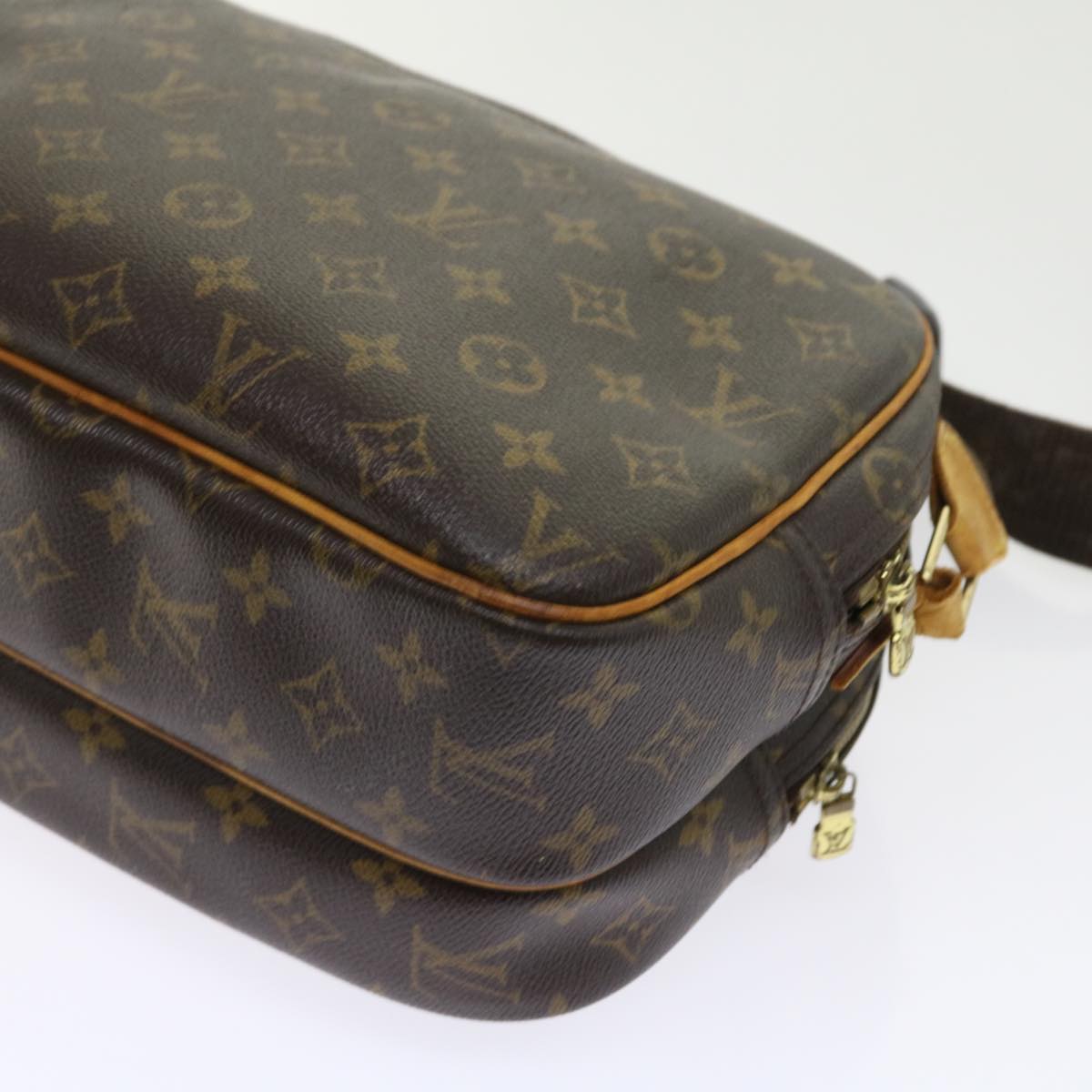 LOUIS VUITTON Monogram Reporter PM Shoulder Bag M45254 LV Auth ep1740