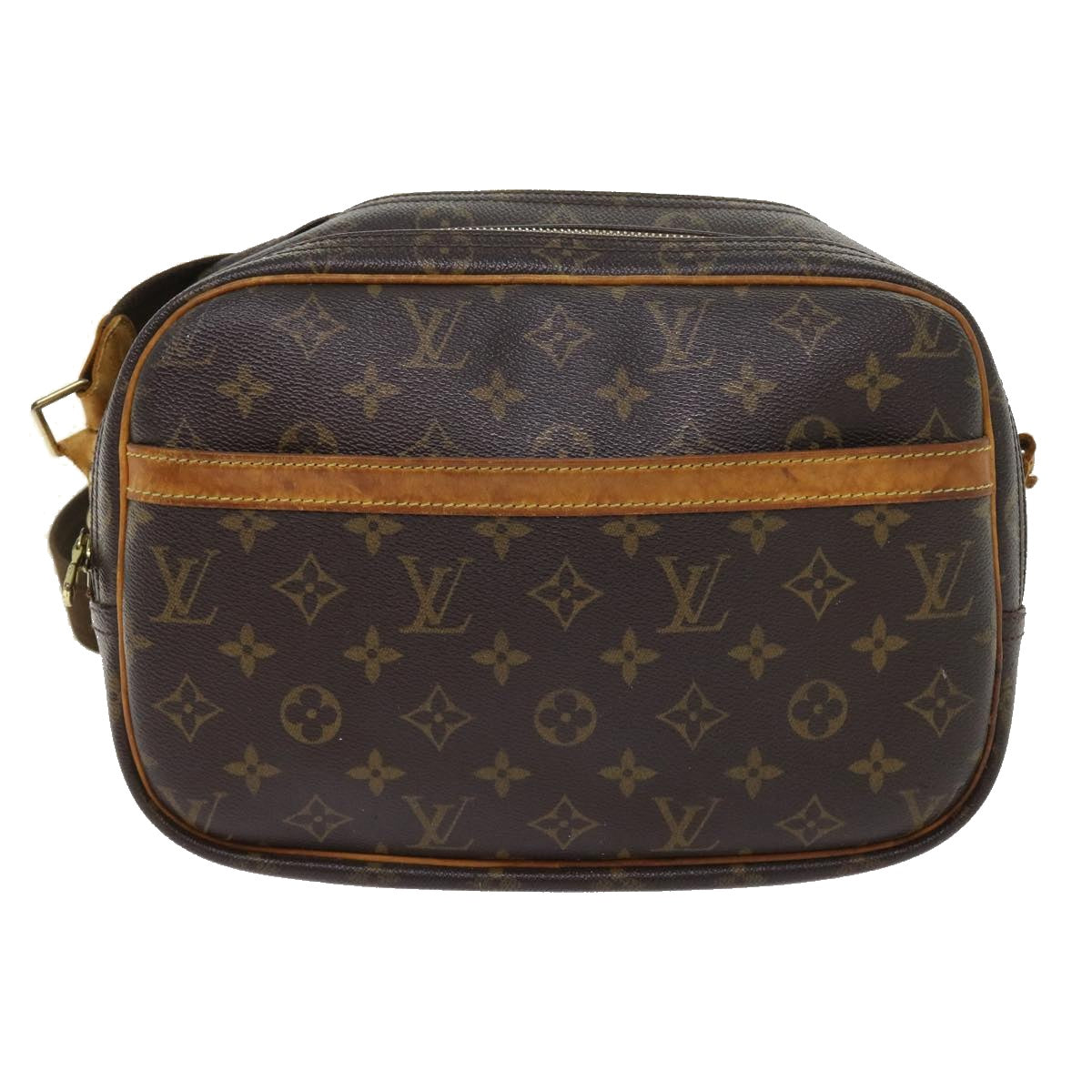 LOUIS VUITTON Monogram Reporter PM Shoulder Bag M45254 LV Auth ep1740