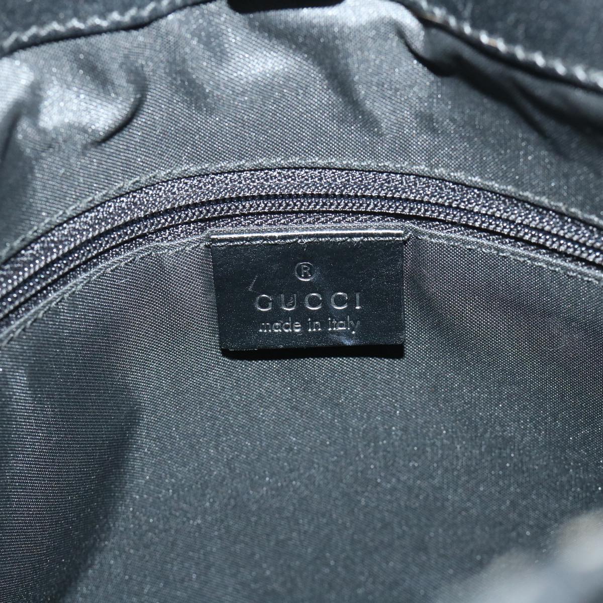 GUCCI GG Canvas Shoulder Bag Black 002 1076 3754 Auth ep1741