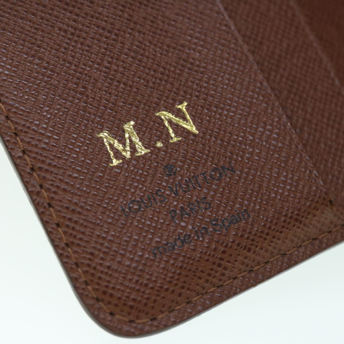 LOUIS VUITTON Monogram Compact Zip Wallet M61667 LV Auth ep1758