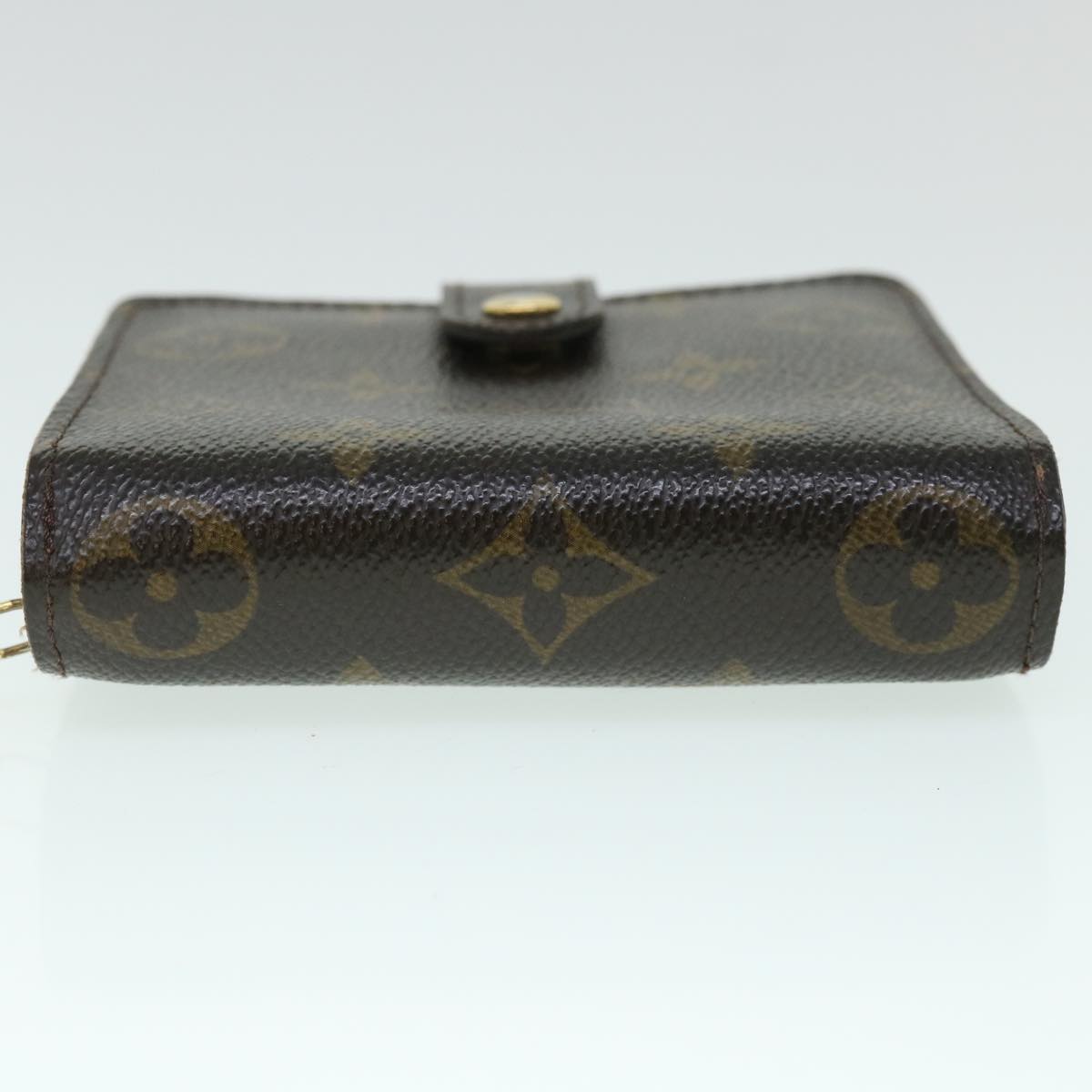 LOUIS VUITTON Monogram Compact Zip Wallet M61667 LV Auth ep1758