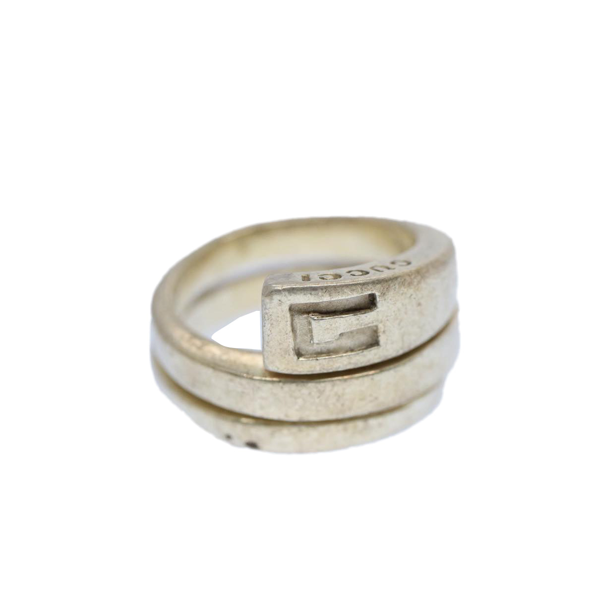 GUCCI Ring Ag925 Silver Auth ep1767