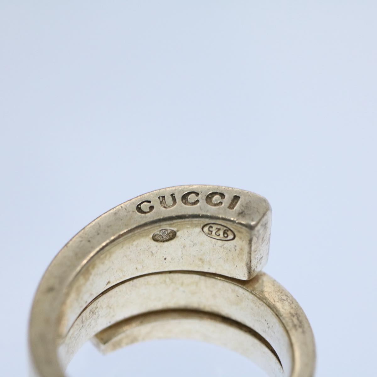 GUCCI Ring Ag925 Silver Auth ep1767