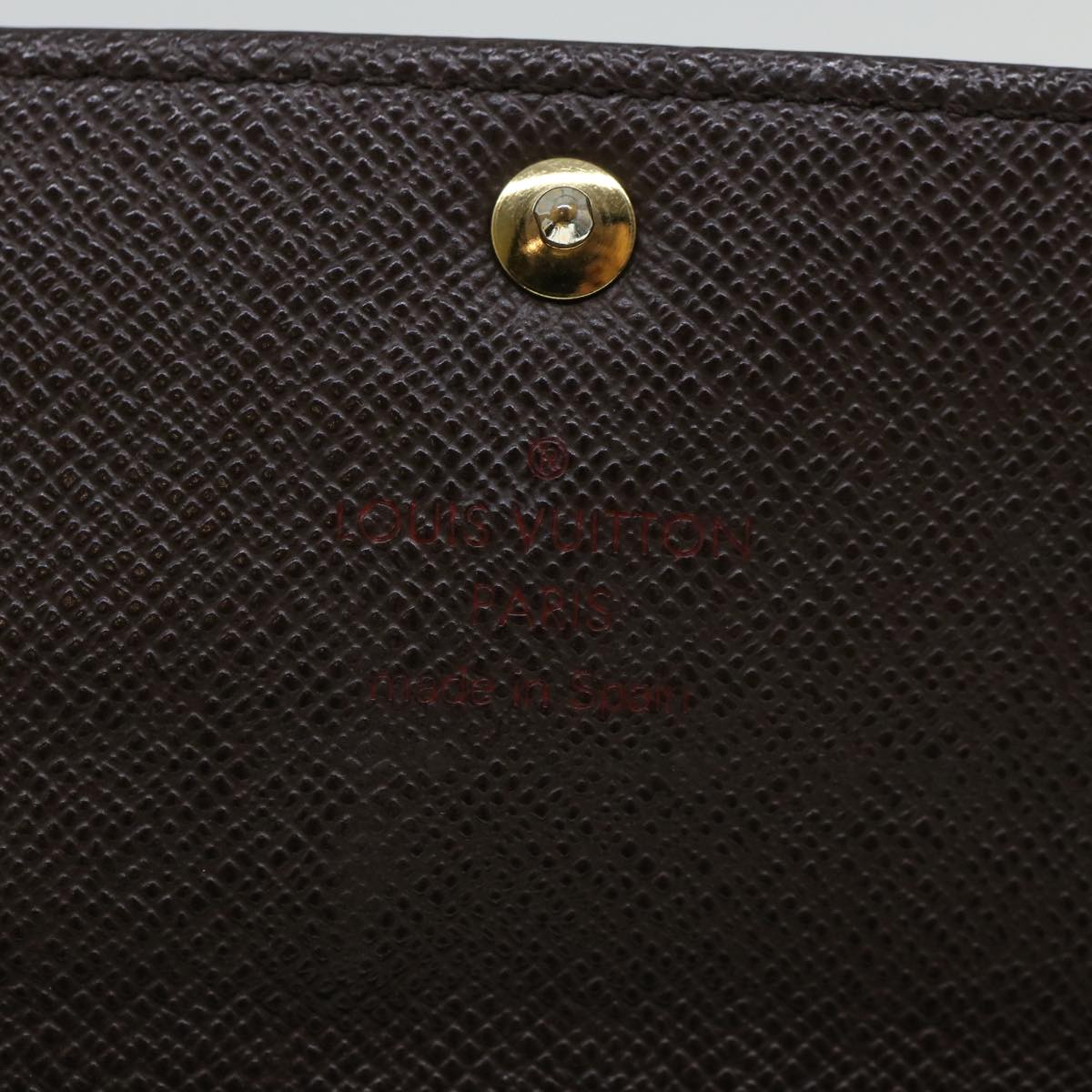 LOUIS VUITTON Damier Ebene Portefeuille Sarah Long Wallet N61734 LV Auth ep1792