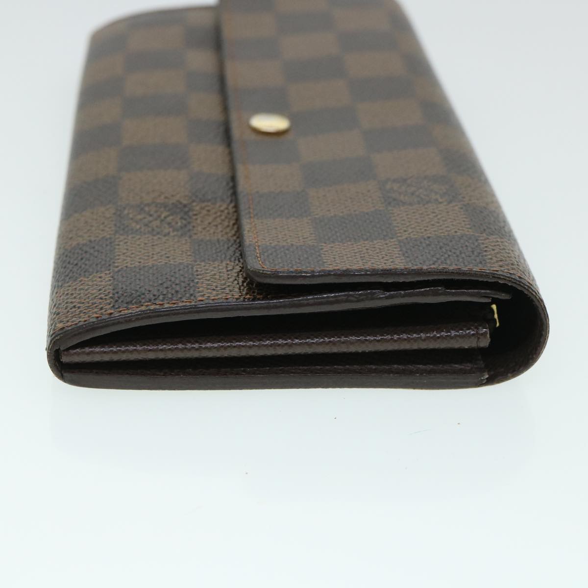 LOUIS VUITTON Damier Ebene Portefeuille Sarah Long Wallet N61734 LV Auth ep1792