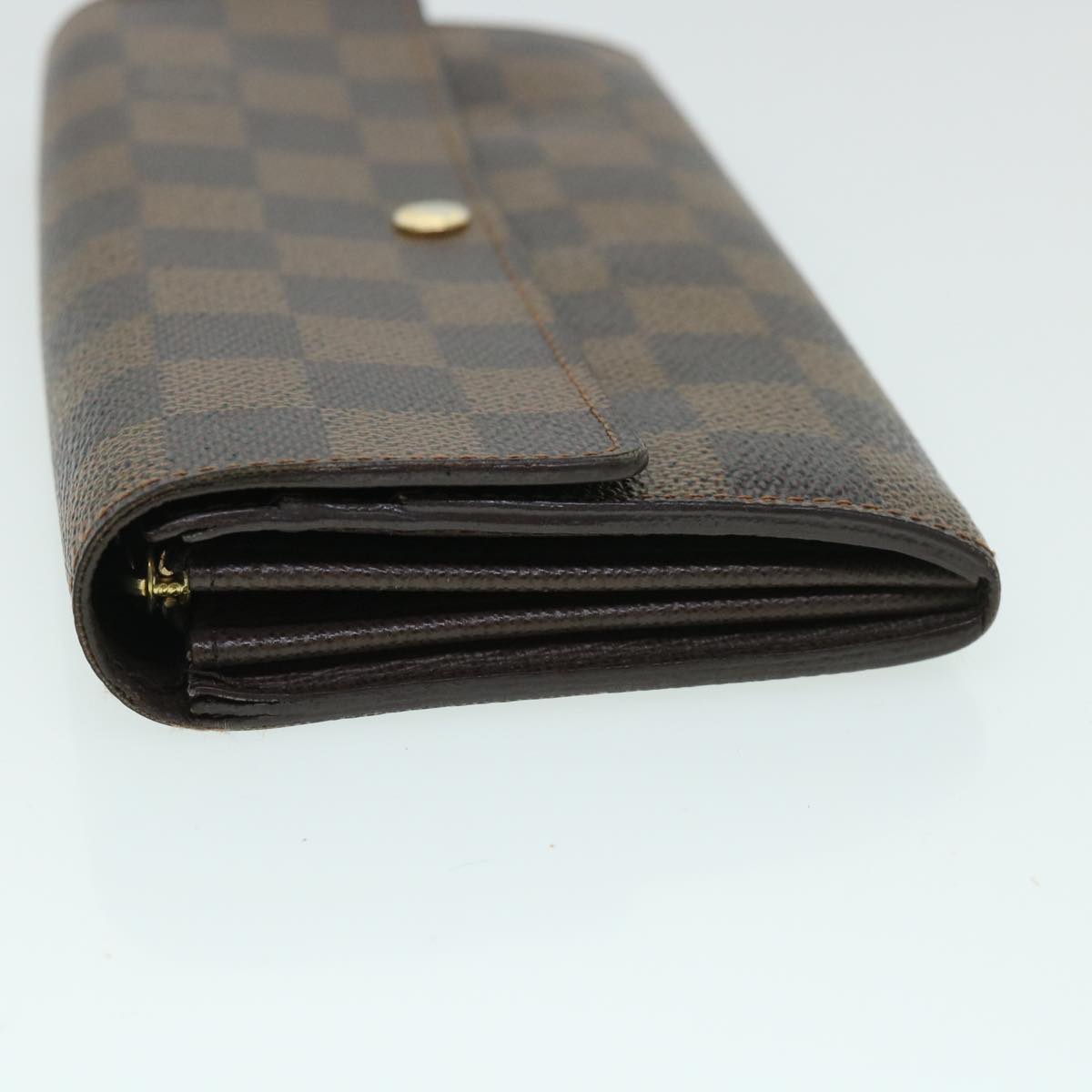 LOUIS VUITTON Damier Ebene Portefeuille Sarah Long Wallet N61734 LV Auth ep1792