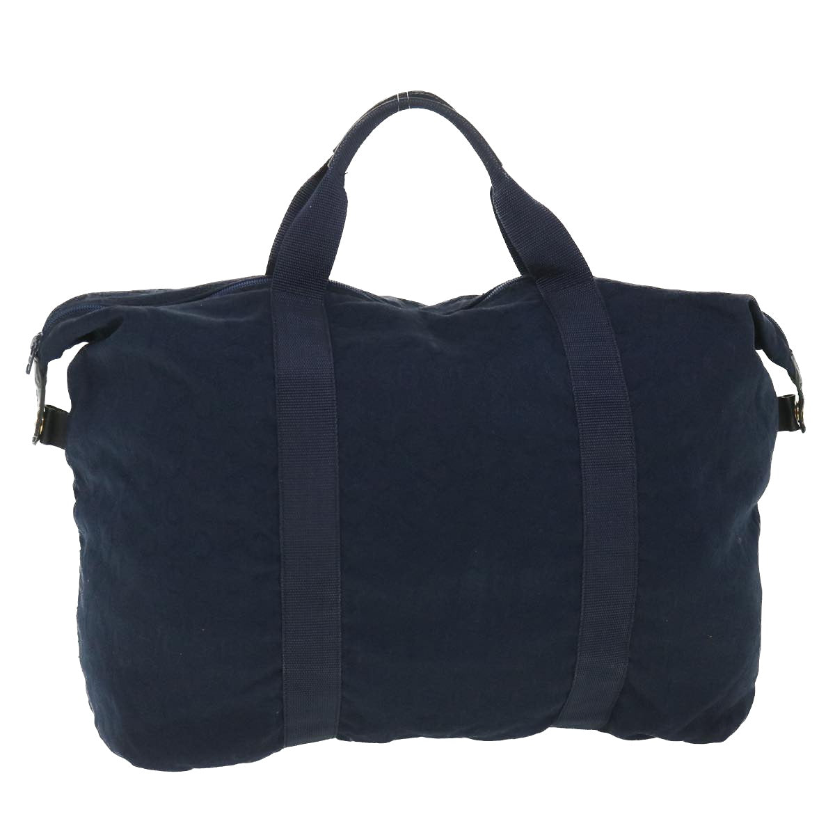 CELINE C Macadam Canvas Boston Bag Navy Auth ep1860