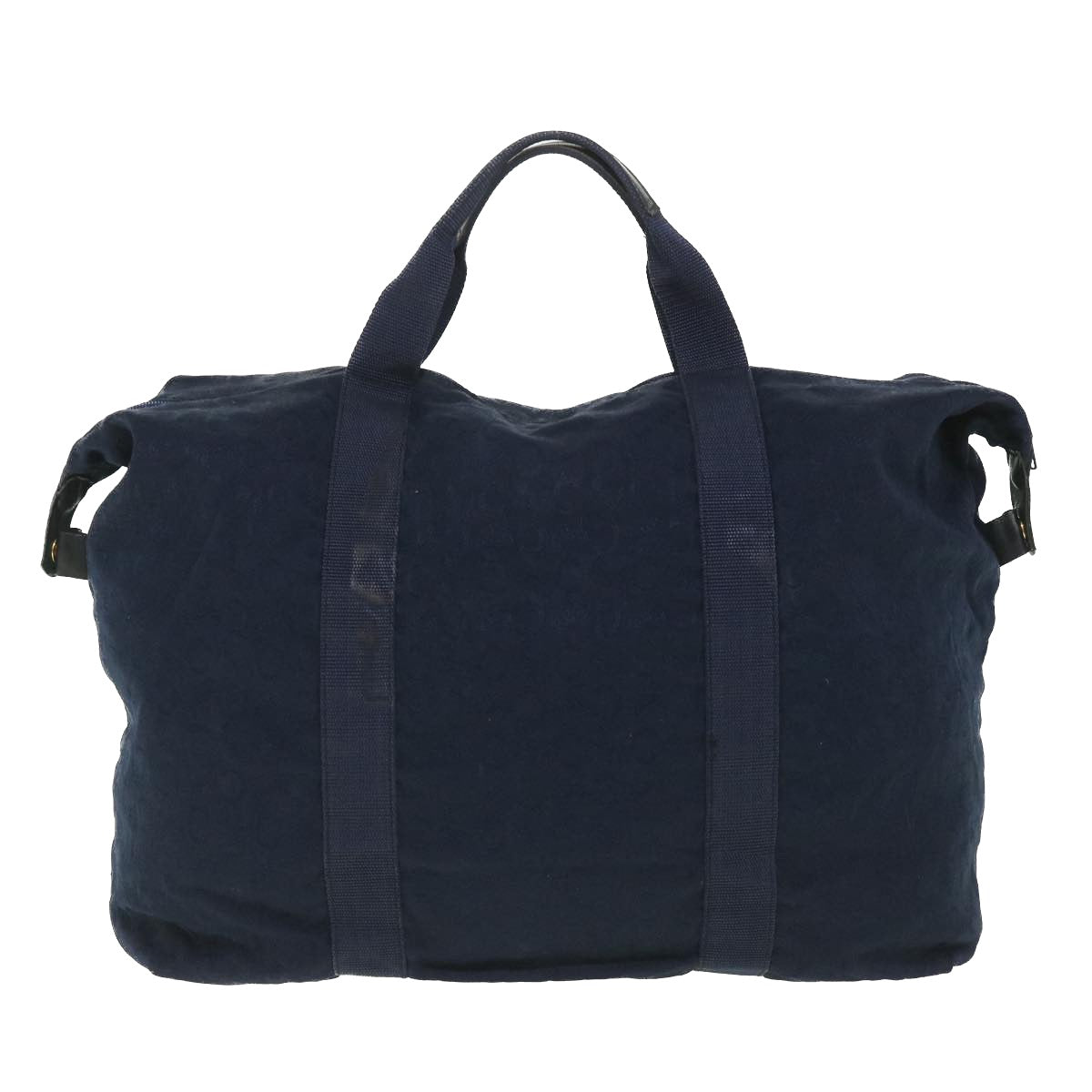 CELINE C Macadam Canvas Boston Bag Navy Auth ep1860