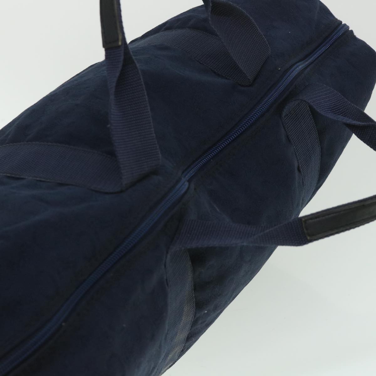 CELINE C Macadam Canvas Boston Bag Navy Auth ep1860