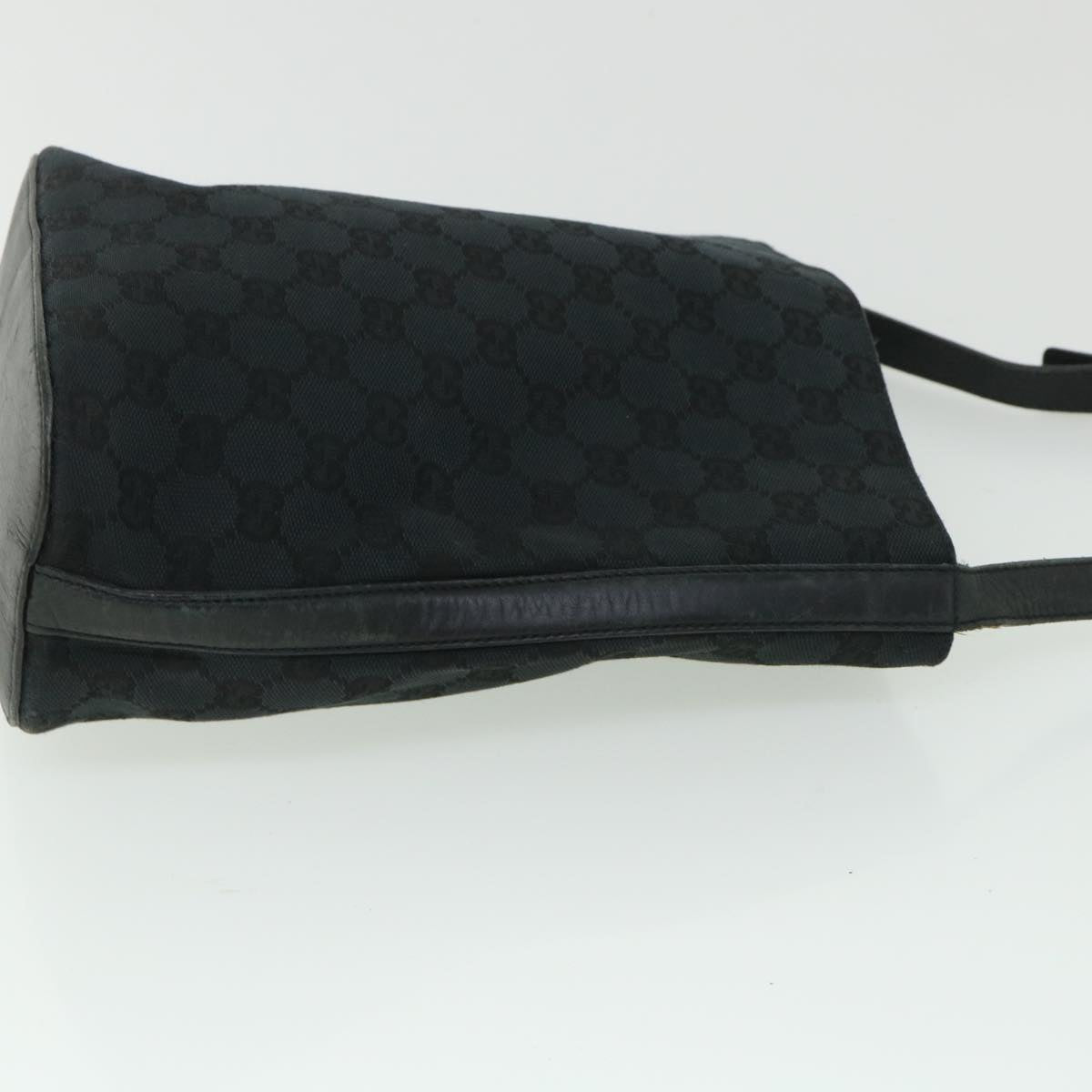 GUCCI GG Canvas Shoulder Bag Black 001 4286 Auth ep1868