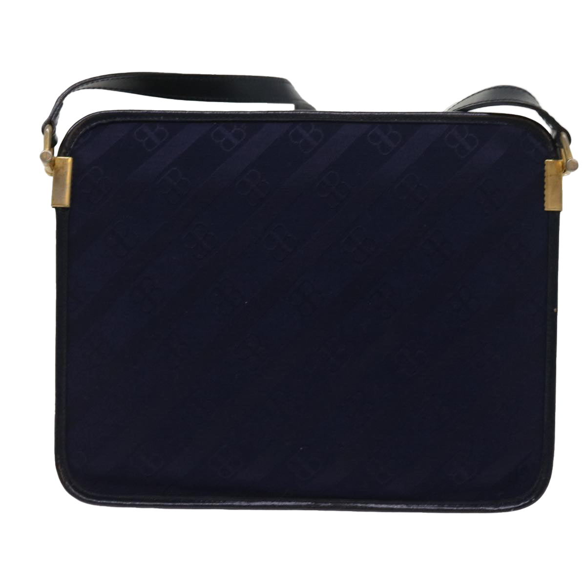 BALENCIAGA Shoulder Bag Canvas Navy Auth ep1966