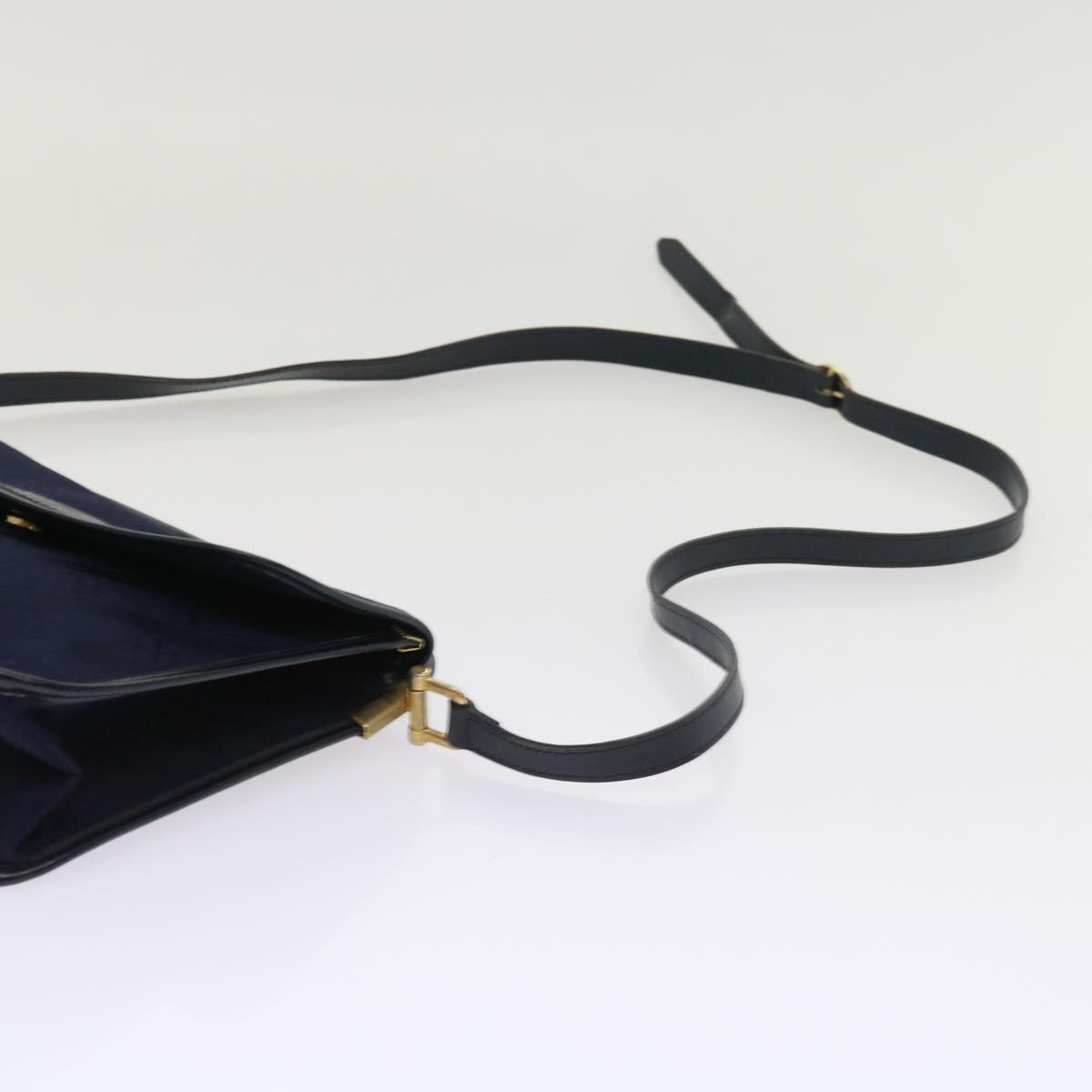 BALENCIAGA Shoulder Bag Canvas Navy Auth ep1966