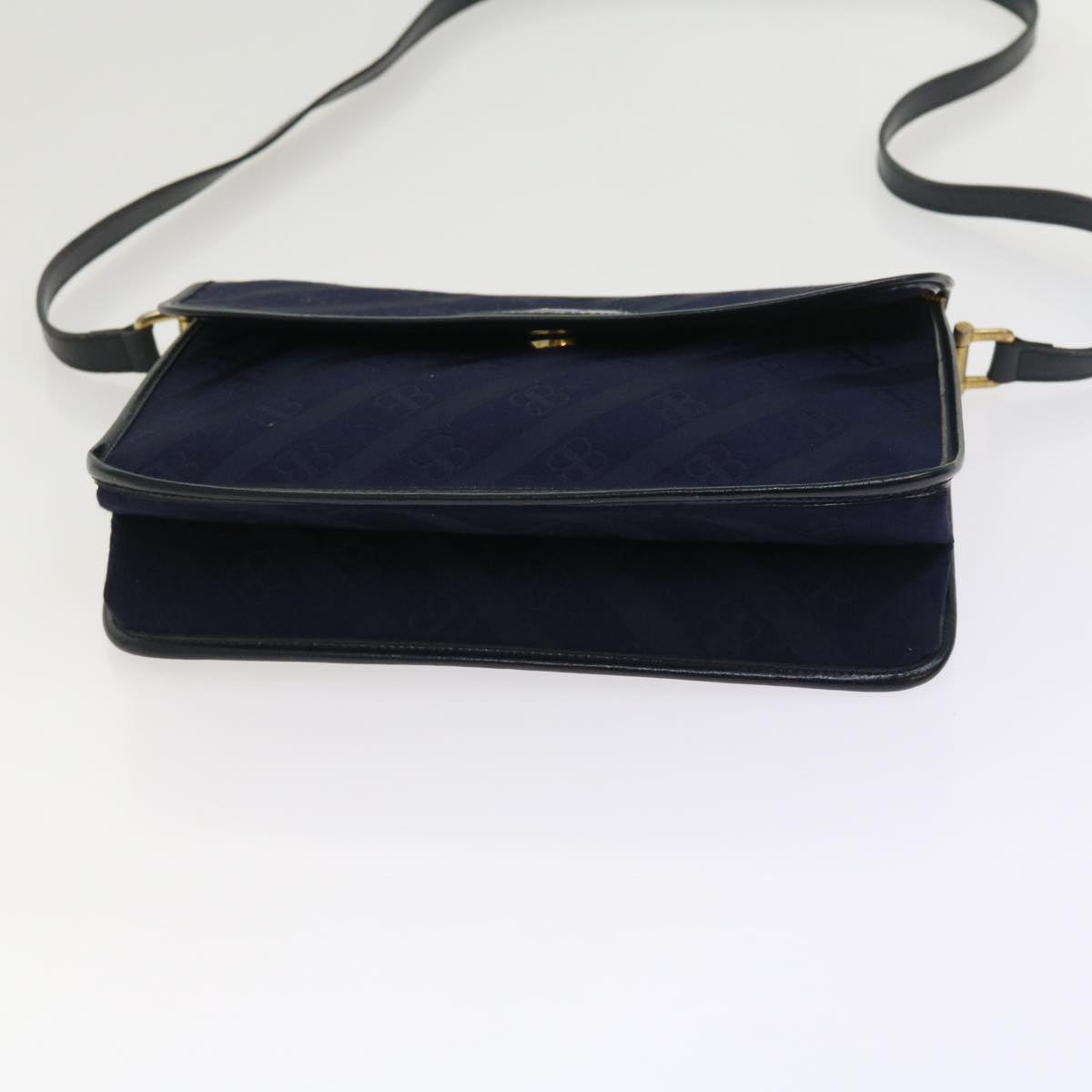 BALENCIAGA Shoulder Bag Canvas Navy Auth ep1966