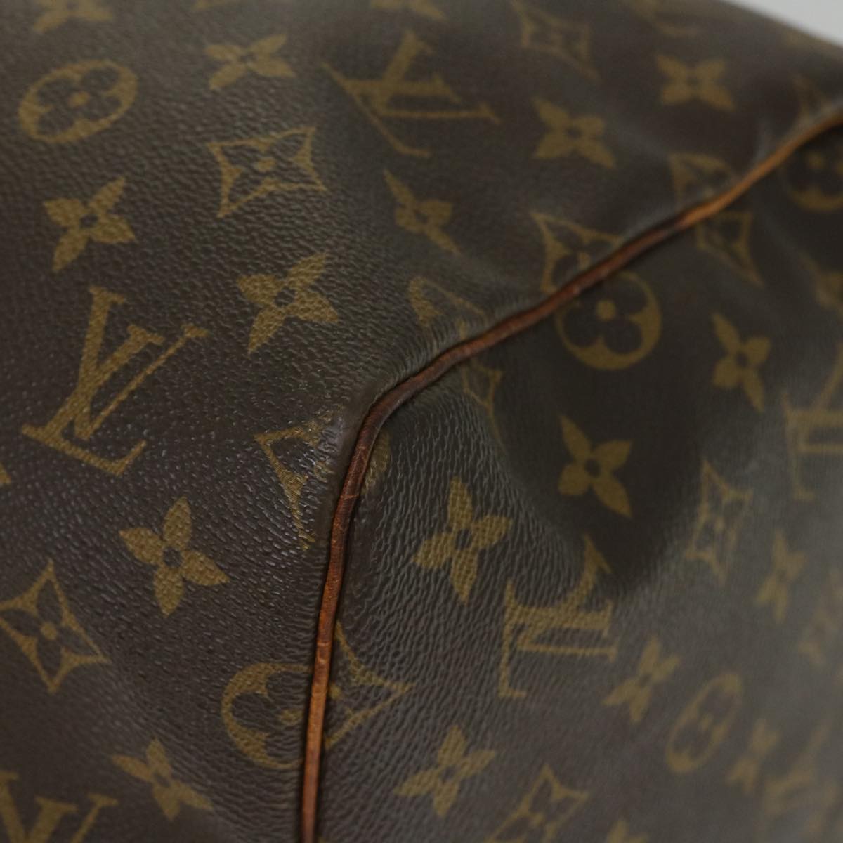 LOUIS VUITTON Monogram Keepall 55 Boston Bag M41424 LV Auth ep2018