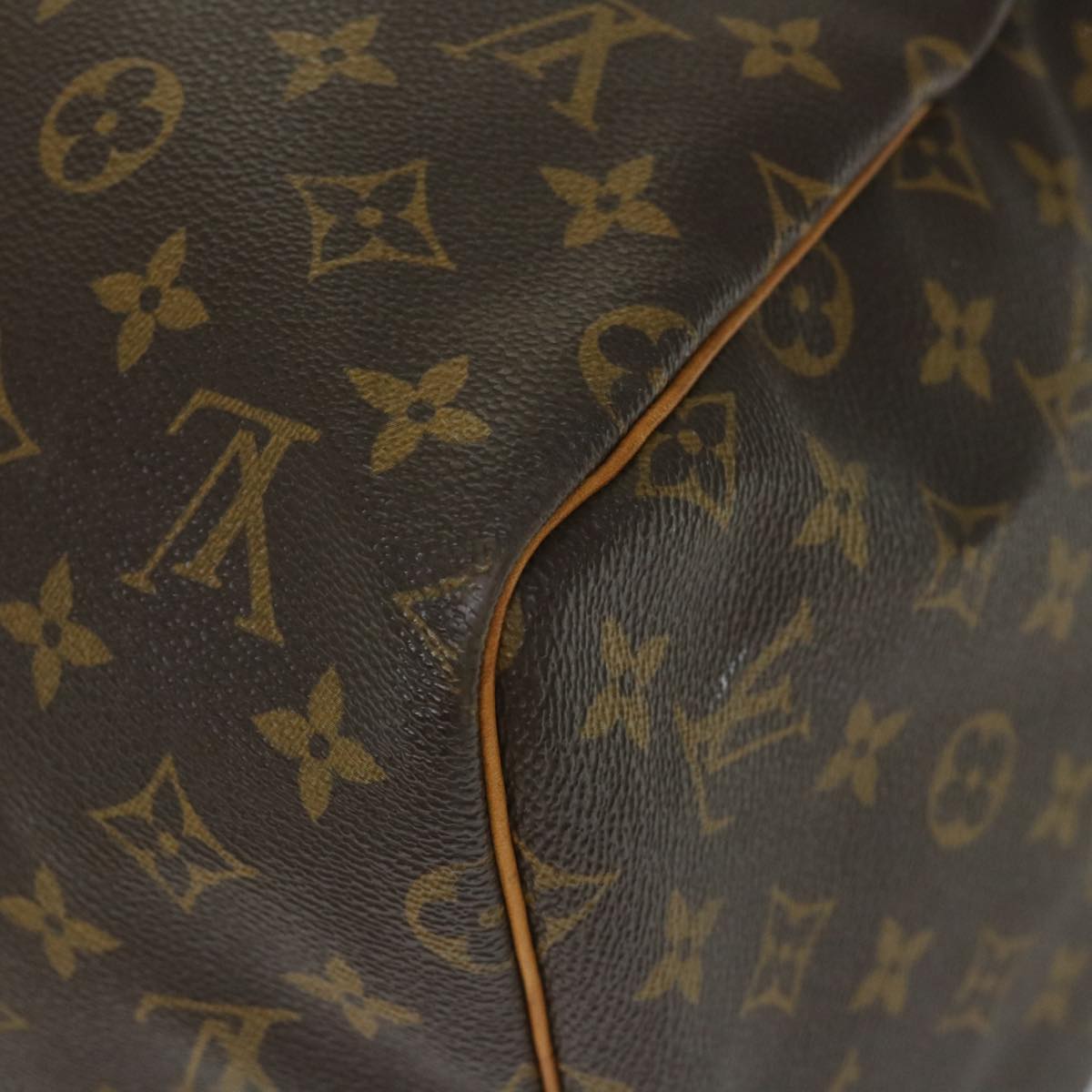 LOUIS VUITTON Monogram Keepall 55 Boston Bag M41424 LV Auth ep2018