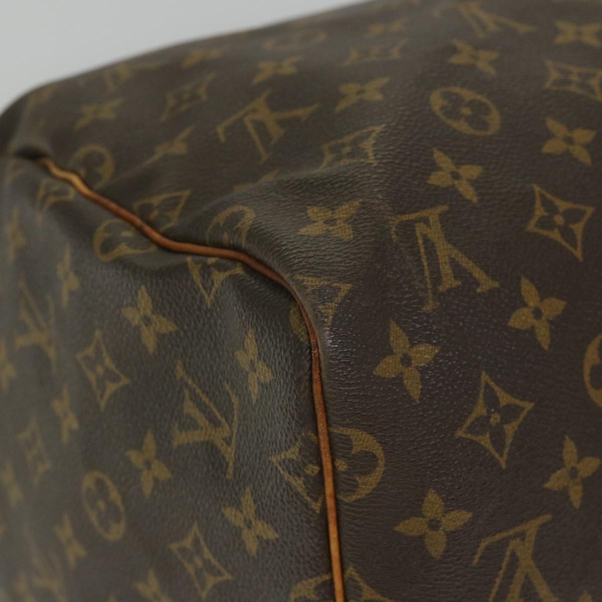 LOUIS VUITTON Monogram Keepall 55 Boston Bag M41424 LV Auth ep2018