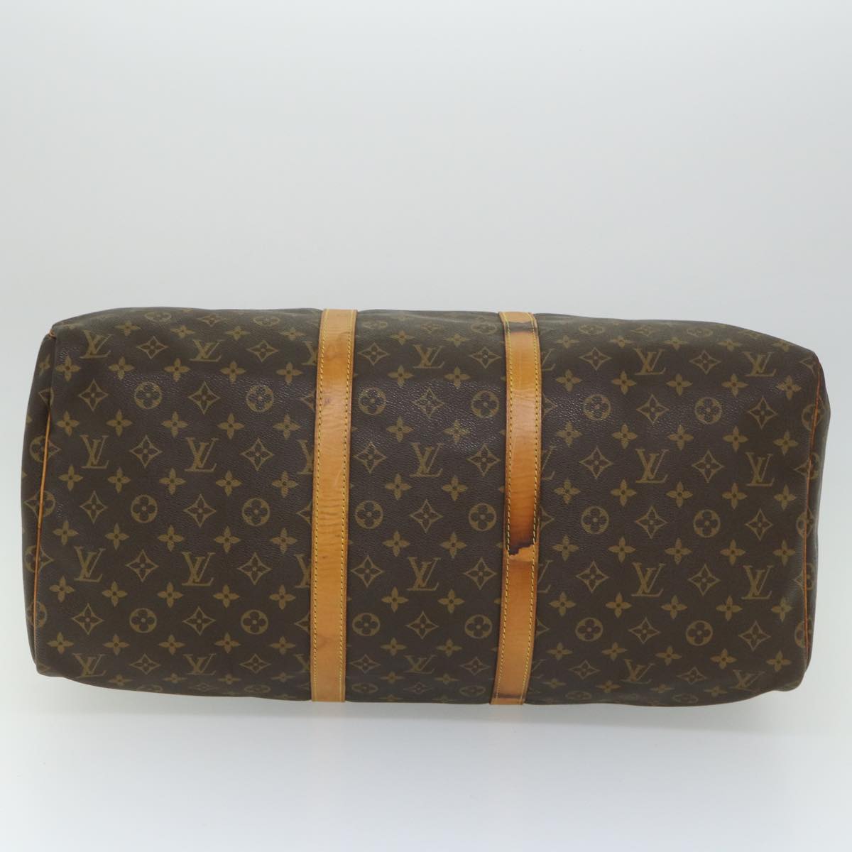 LOUIS VUITTON Monogram Keepall 55 Boston Bag M41424 LV Auth ep2018