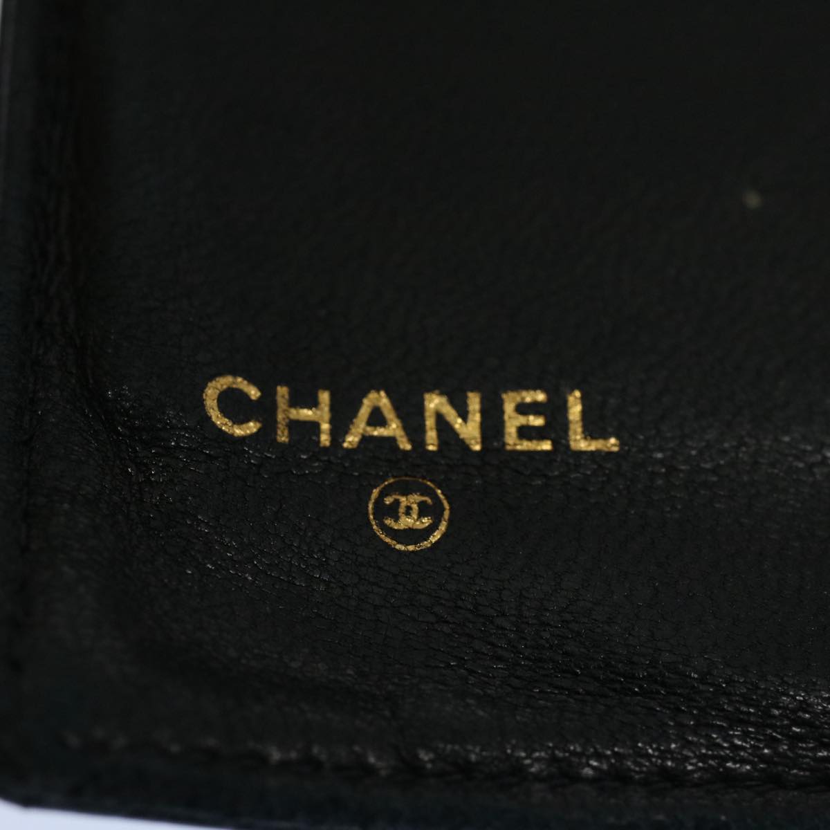 CHANEL Wallet Caviar Skin Black CC Auth ep2037