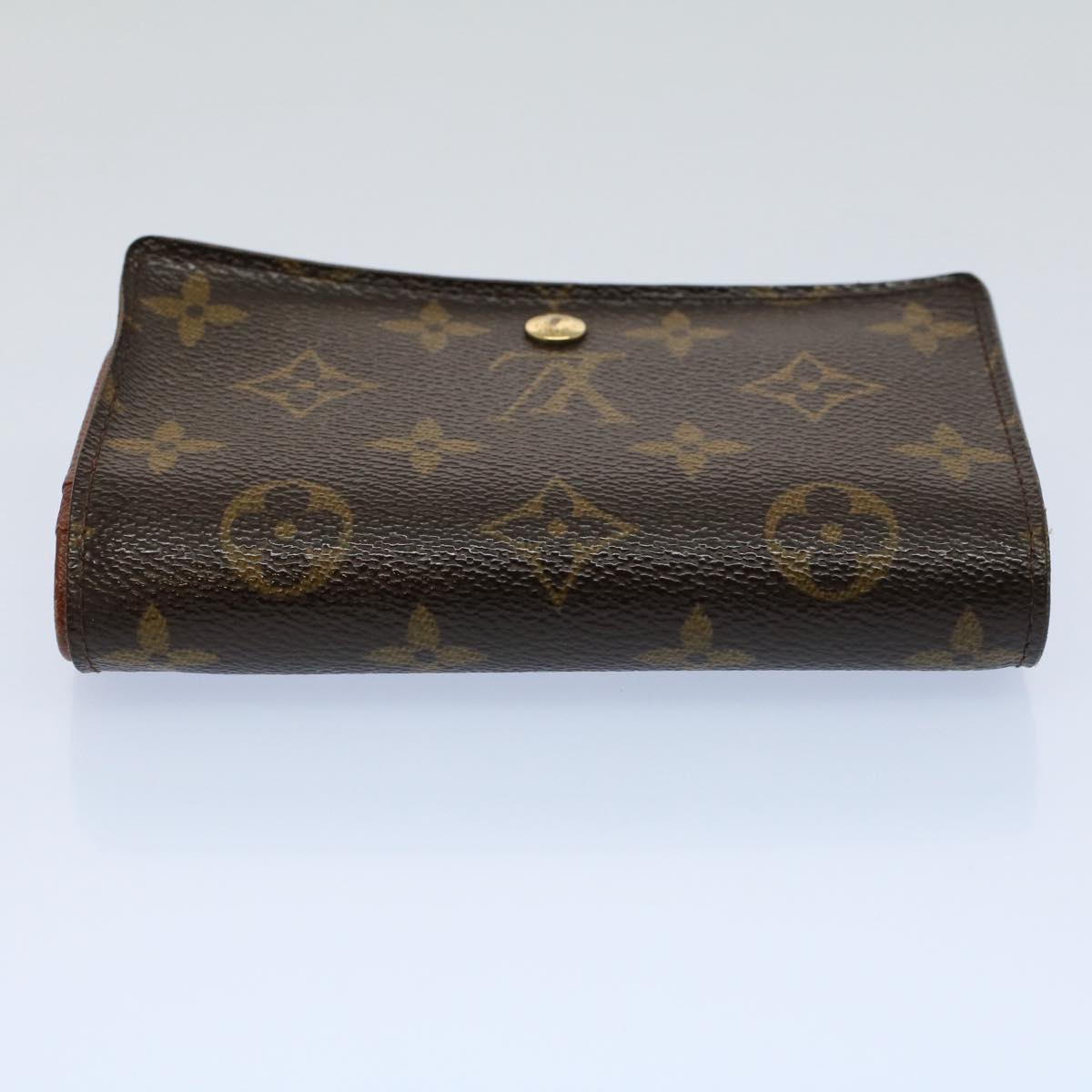 LOUIS VUITTON Monogram Porte Monnaie Zip Long Wallet M61727 LV Auth ep2076