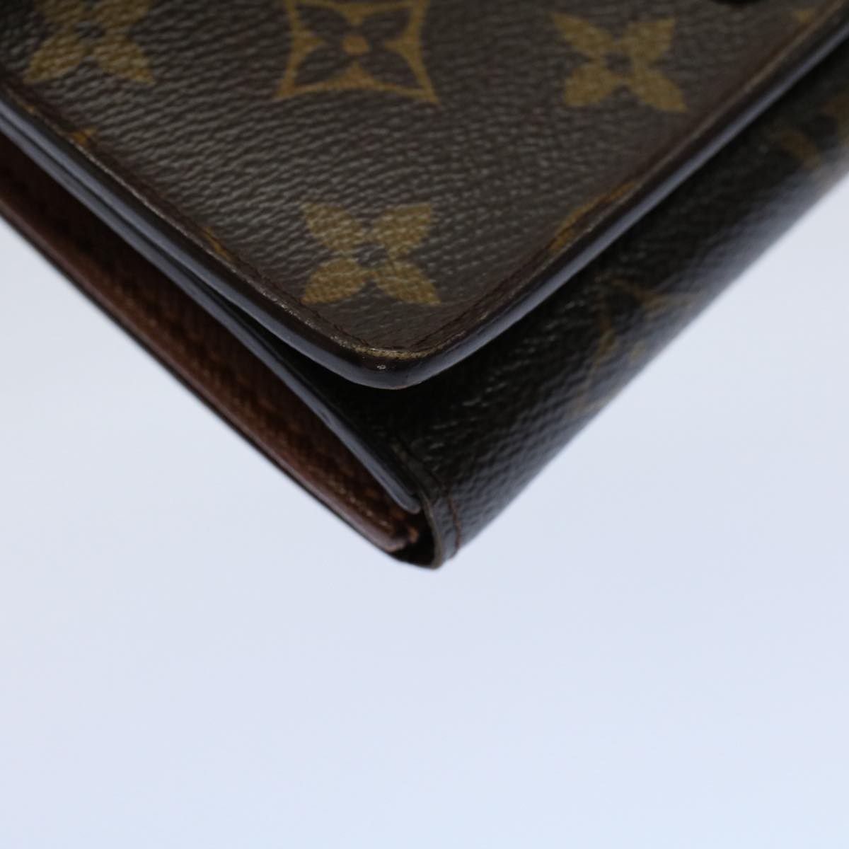 LOUIS VUITTON Monogram Porte Monnaie Zip Long Wallet M61727 LV Auth ep2076