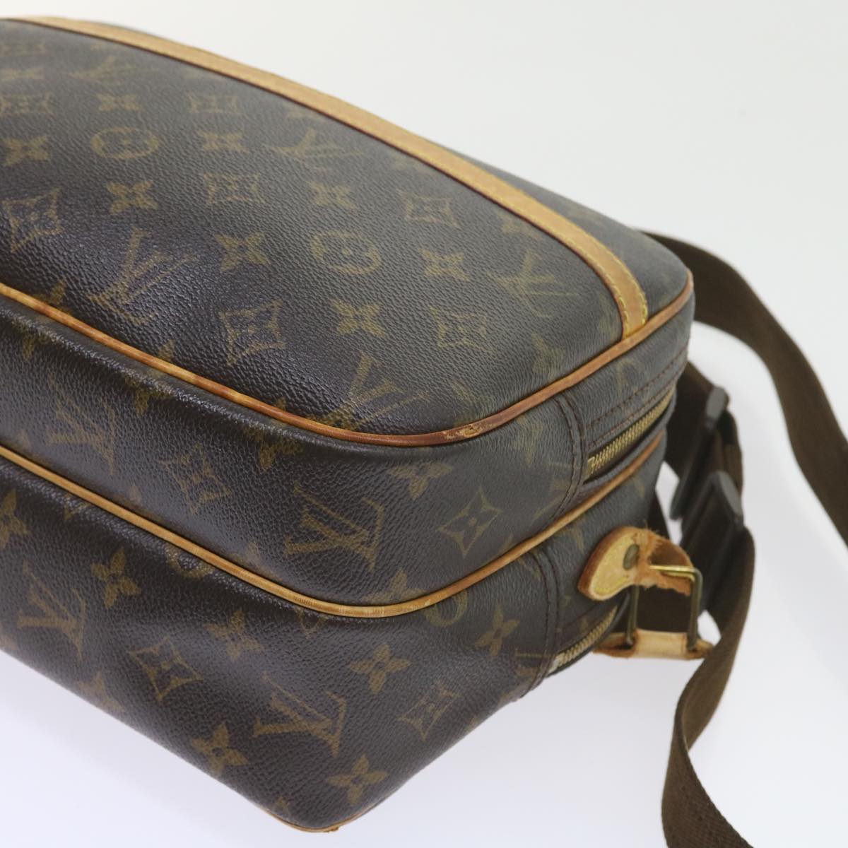 LOUIS VUITTON Monogram Reporter PM Shoulder Bag M45254 LV Auth ep2092