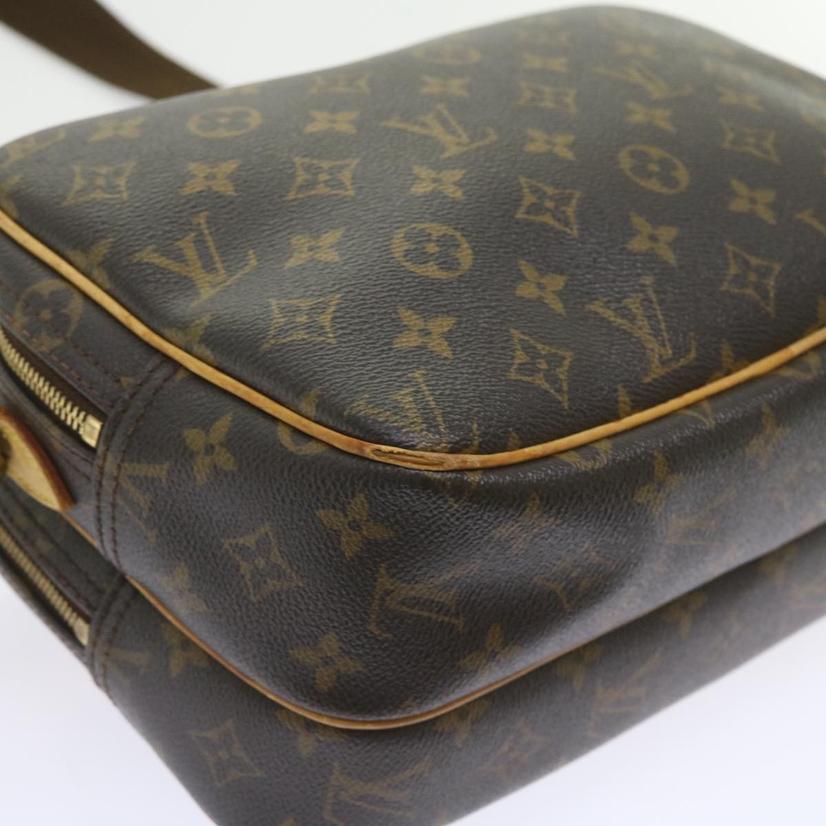 LOUIS VUITTON Monogram Reporter PM Shoulder Bag M45254 LV Auth ep2092