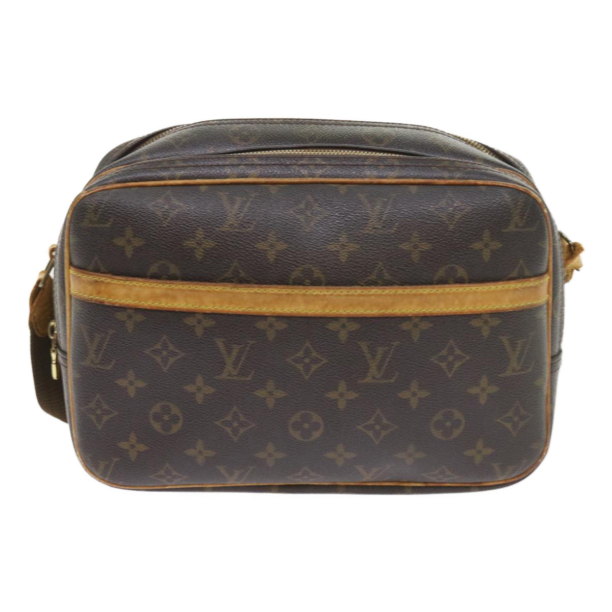 LOUIS VUITTON Monogram Reporter PM Shoulder Bag M45254 LV Auth ep2092