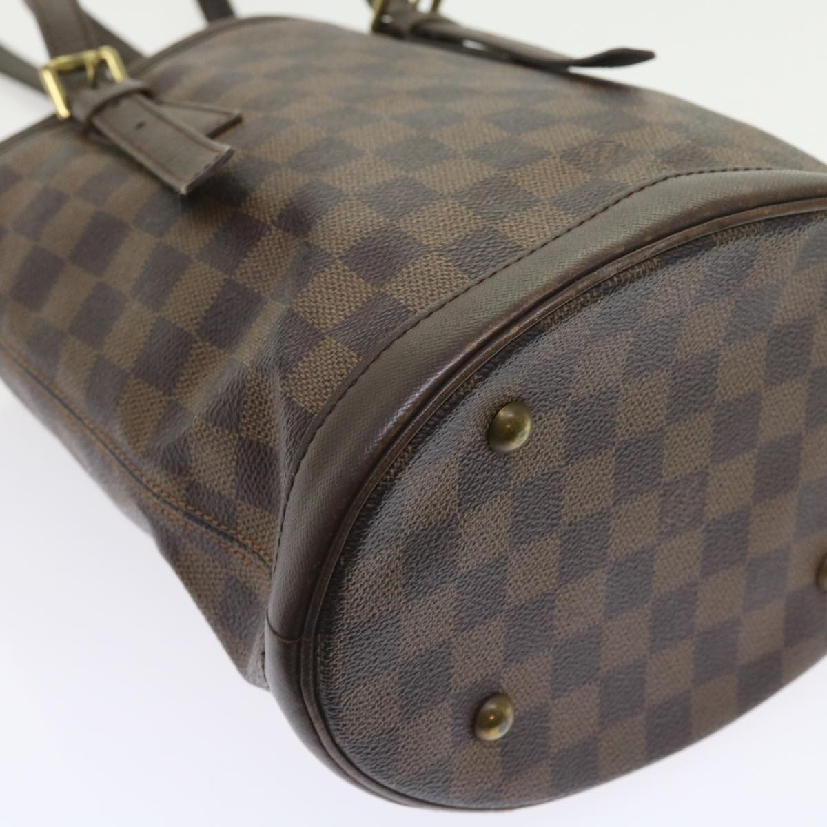 LOUIS VUITTON Damier Ebene Marais Shoulder Bag N42240 LV Auth ep2106