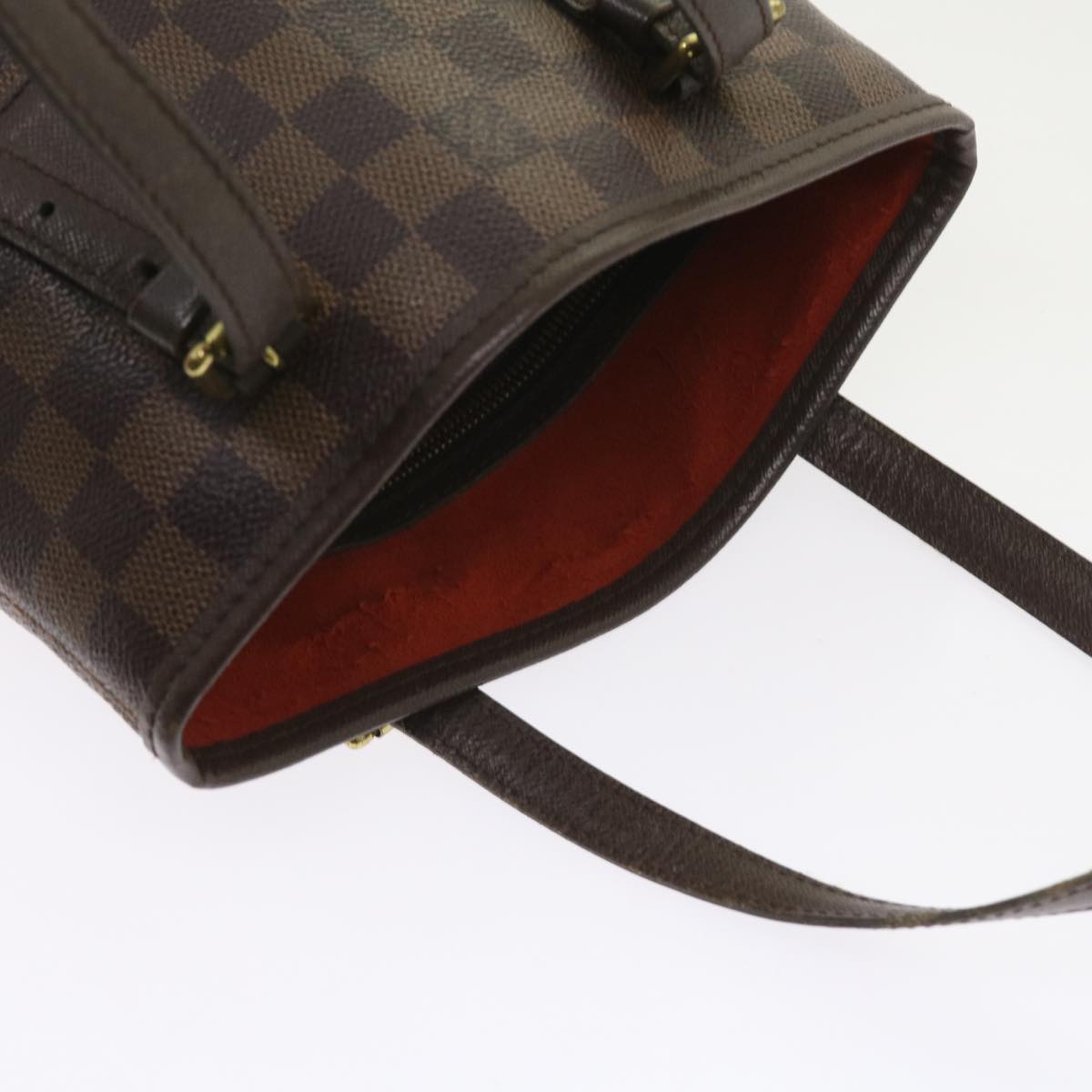 LOUIS VUITTON Damier Ebene Marais Shoulder Bag N42240 LV Auth ep2106