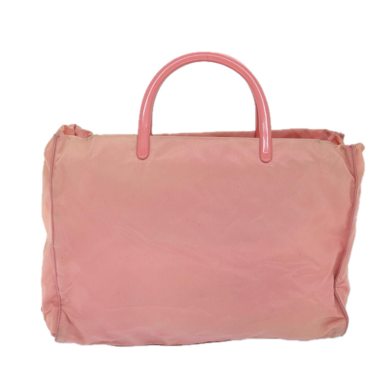 PRADA Hand Bag Nylon Pink Auth ep2122