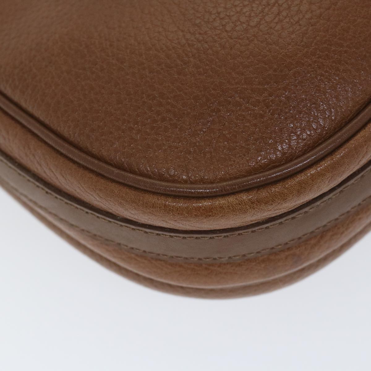 Burberrys Shoulder Bag Leather Brown Auth ep2154