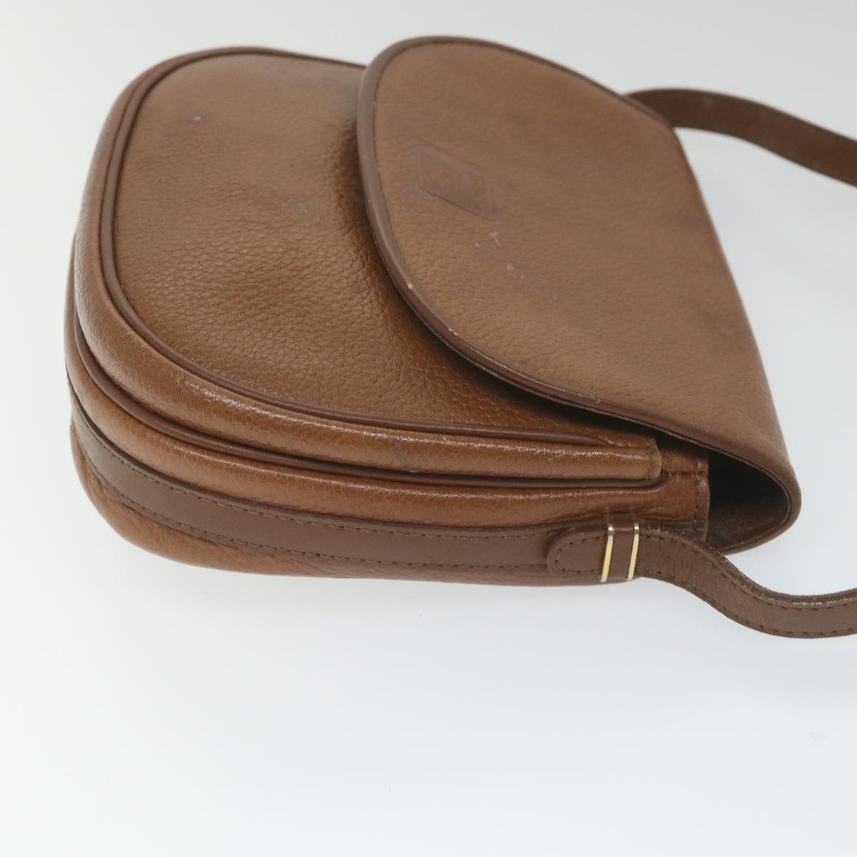 Burberrys Shoulder Bag Leather Brown Auth ep2154