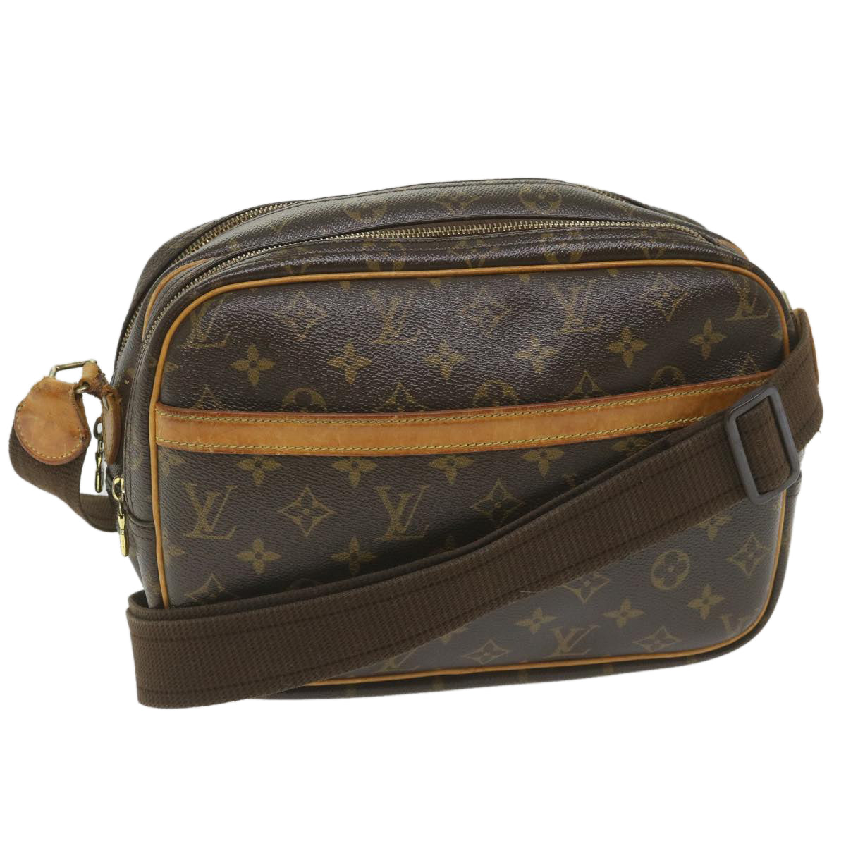 LOUIS VUITTON Monogram Reporter PM Shoulder Bag M45254 LV Auth ep2159