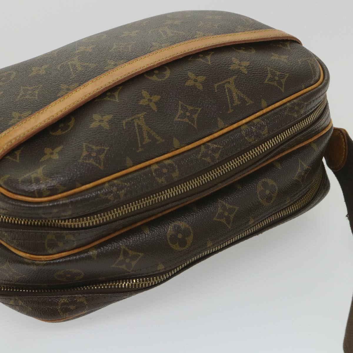 LOUIS VUITTON Monogram Reporter PM Shoulder Bag M45254 LV Auth ep2159